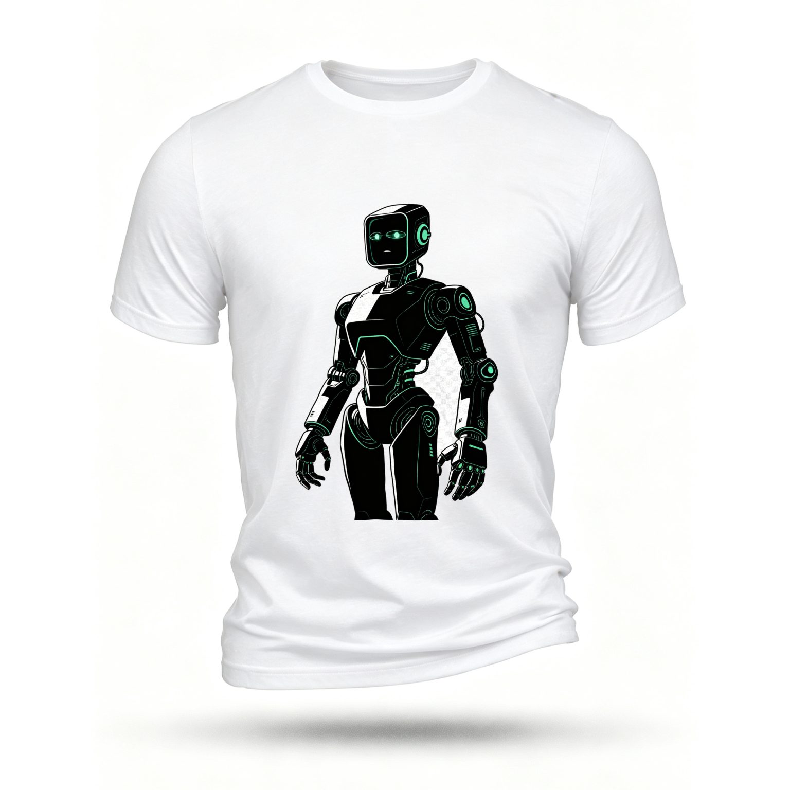 White T-shirt, front print