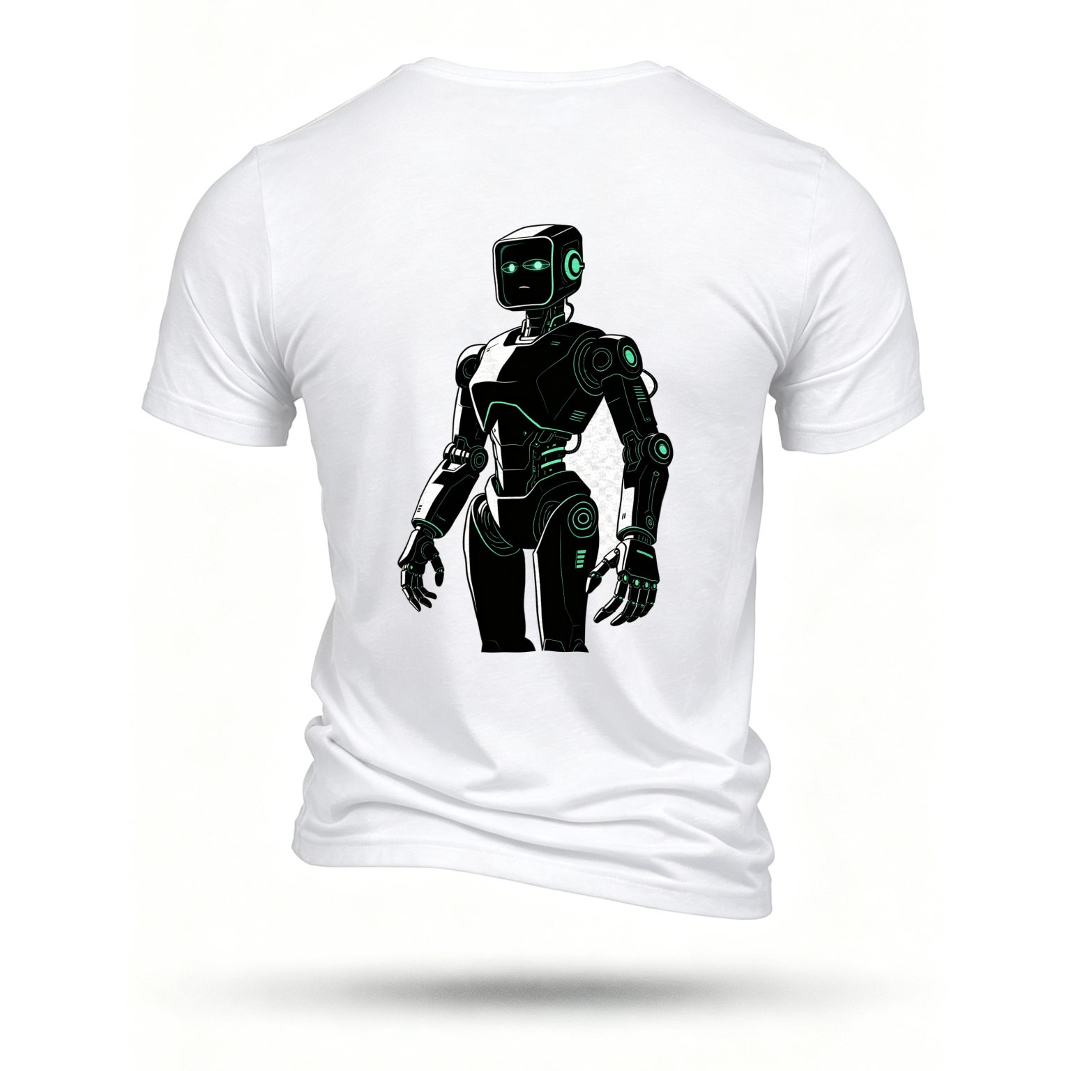 White T-shirt, back print