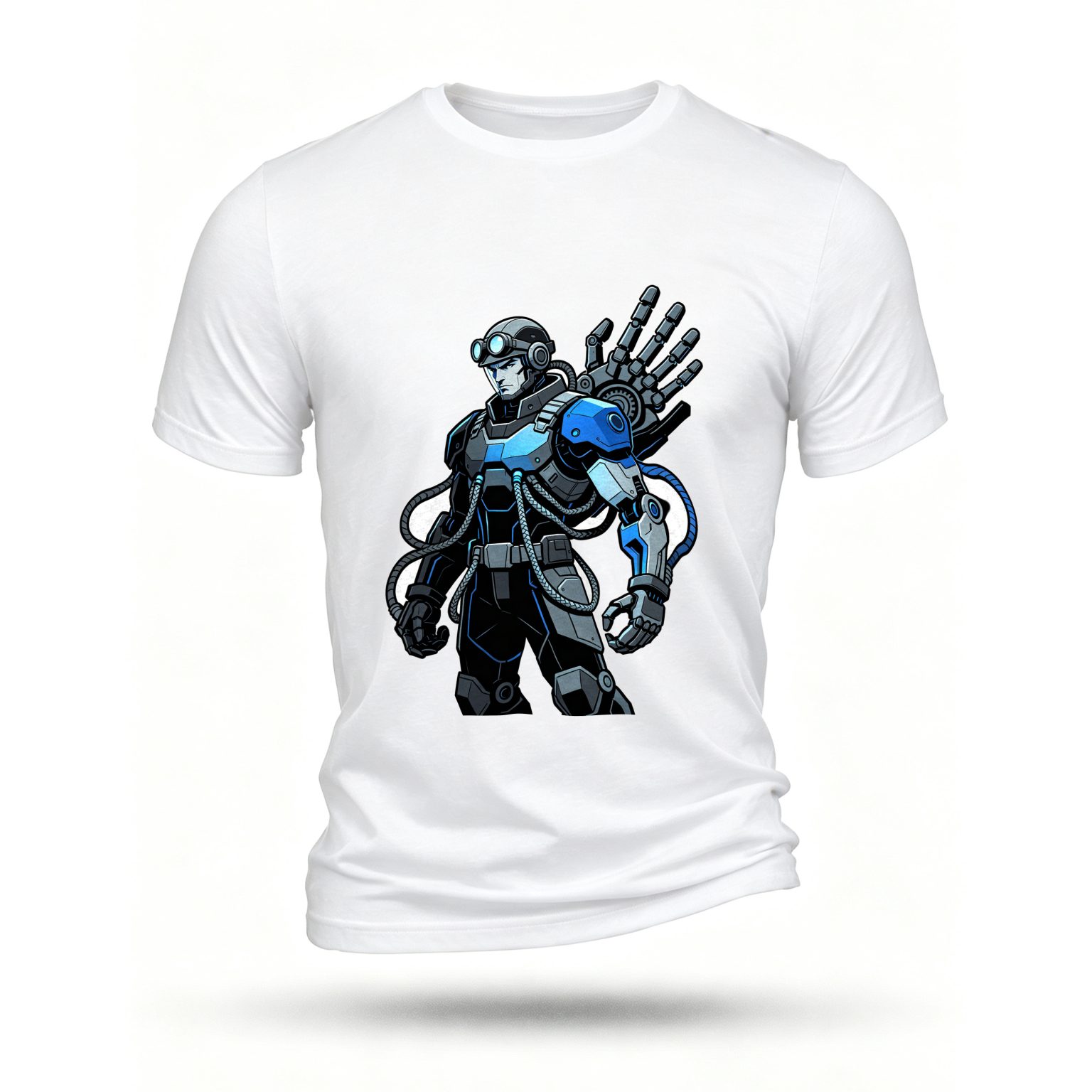 White T-shirt, front print