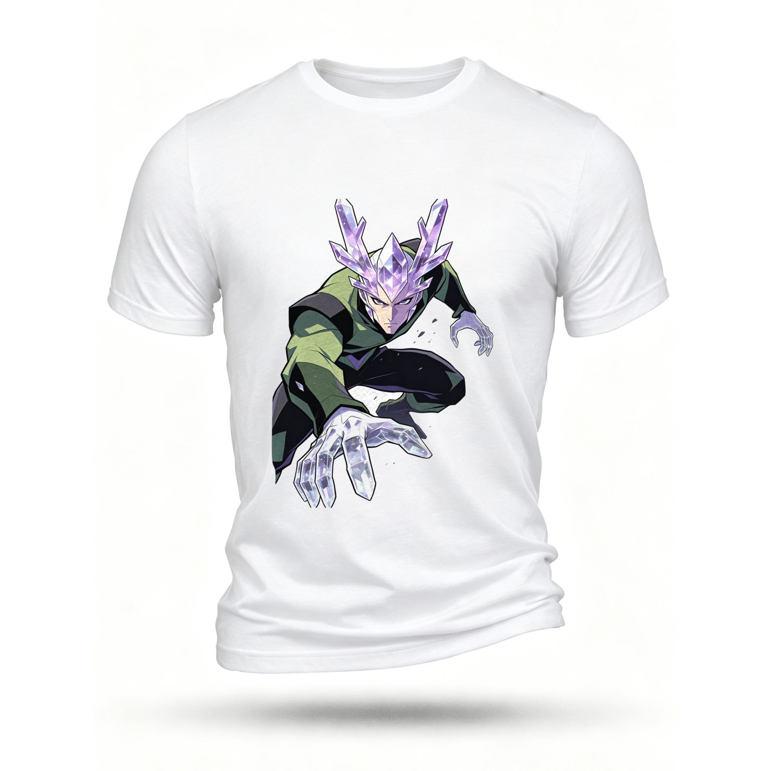 White T-shirt, front print