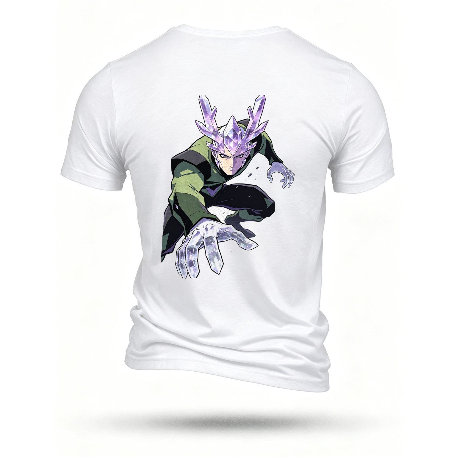 White T-shirt, back print