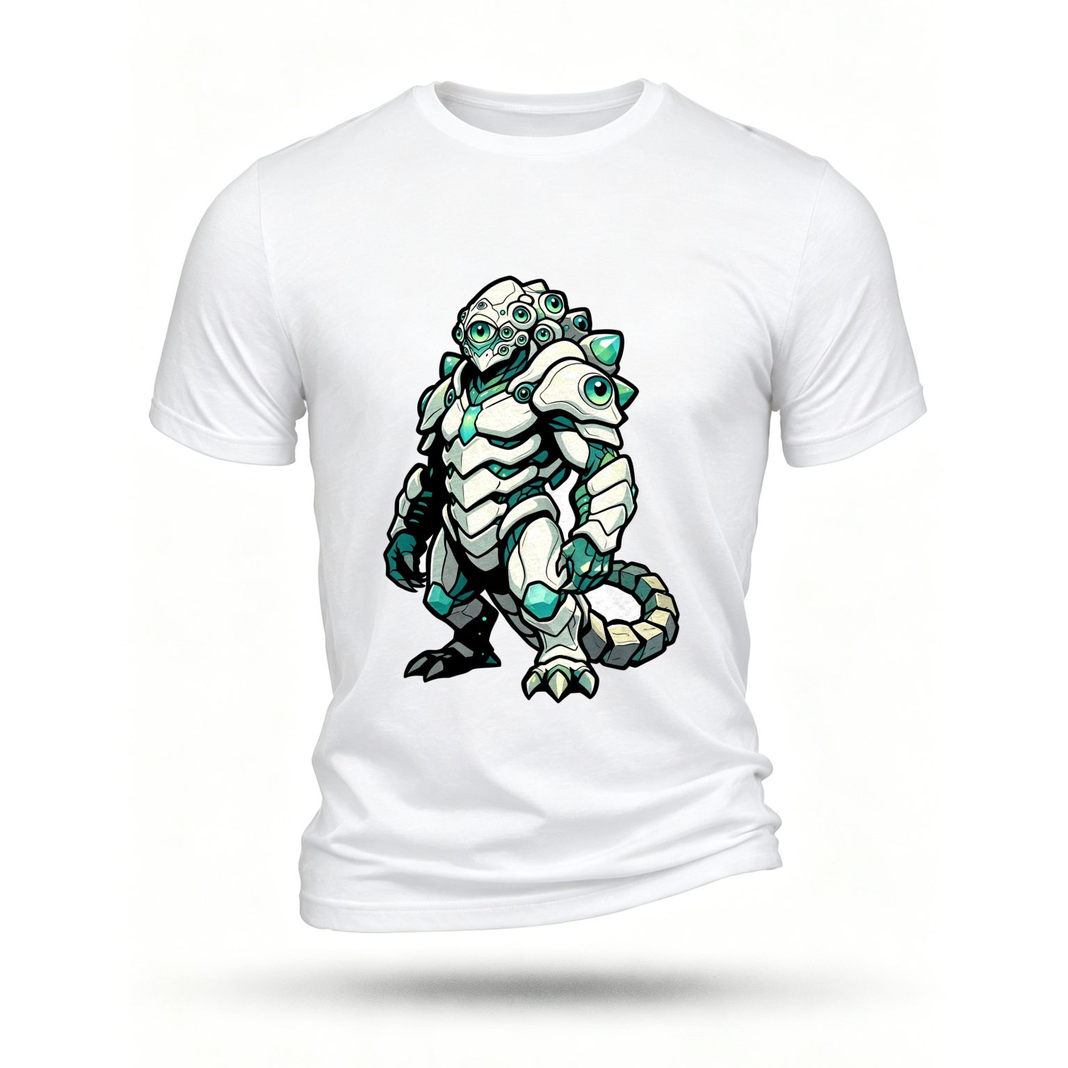 White T-shirt, front print