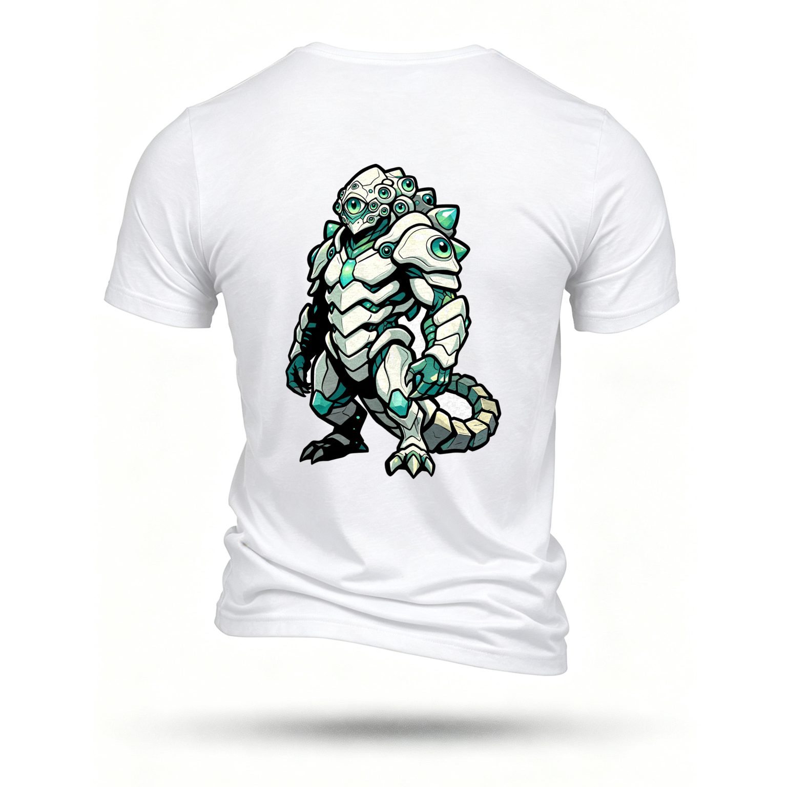 White T-shirt, back print
