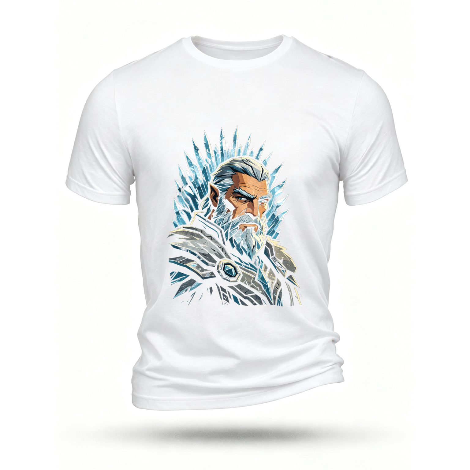 White T-shirt, front print