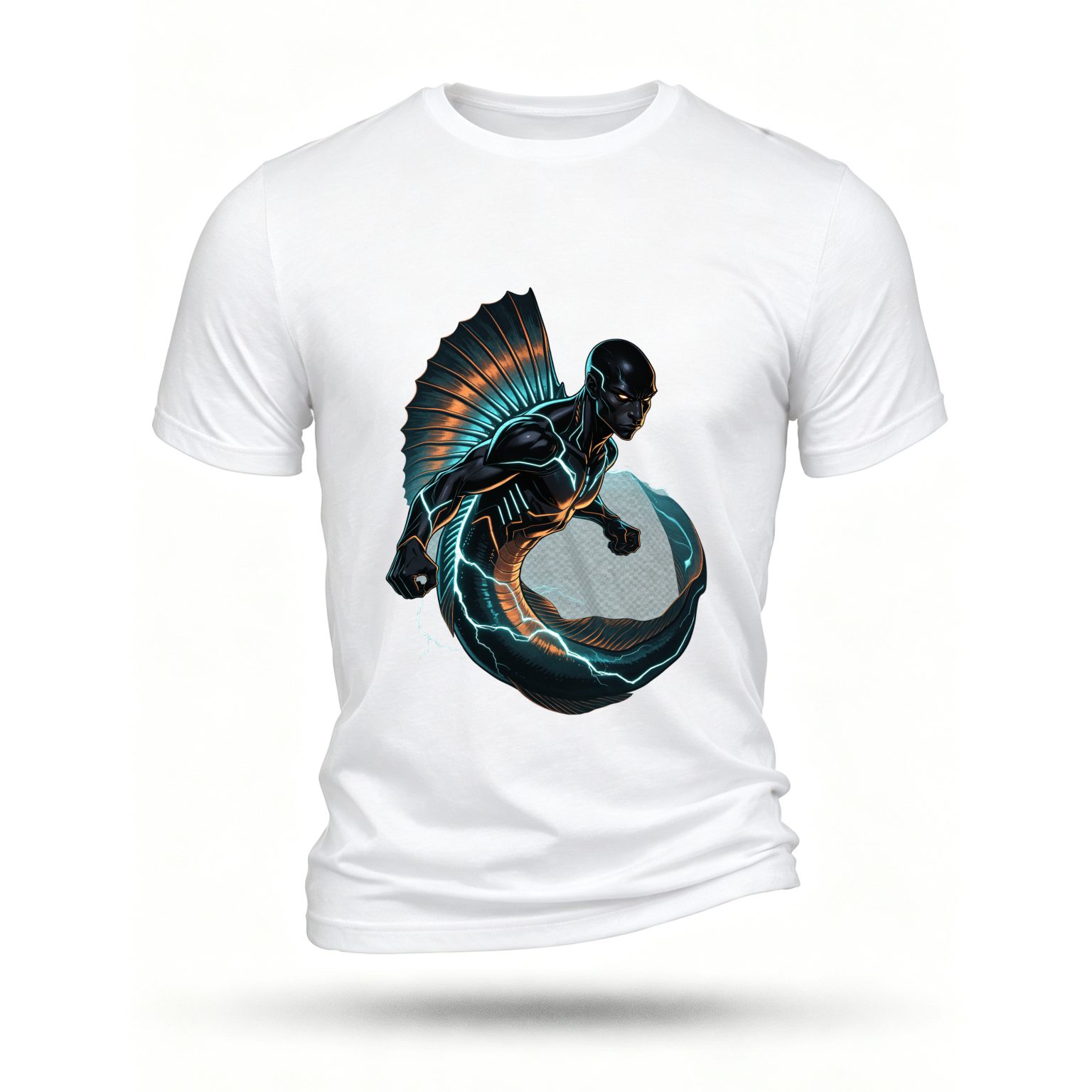 White T-shirt, front print