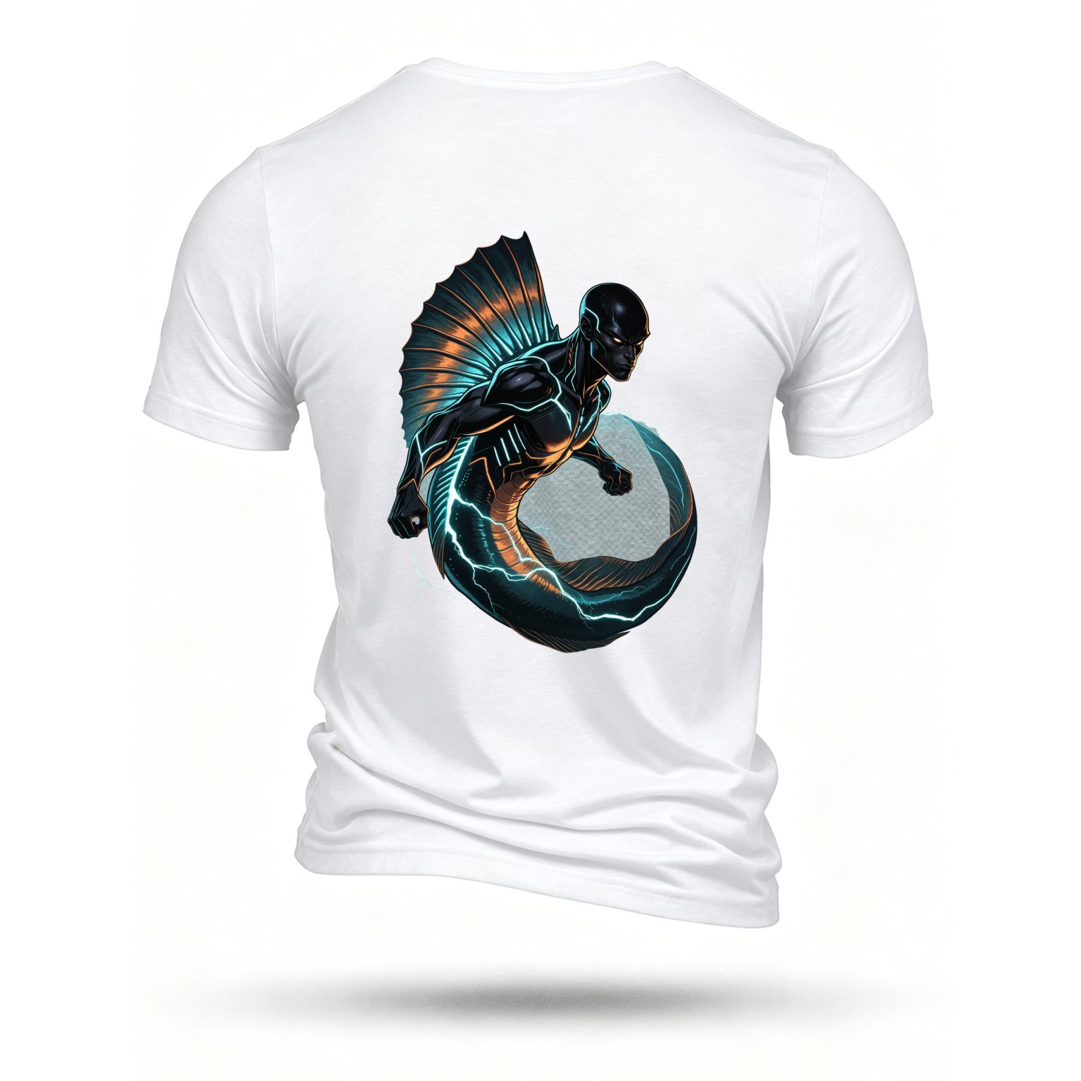 White T-shirt, back print
