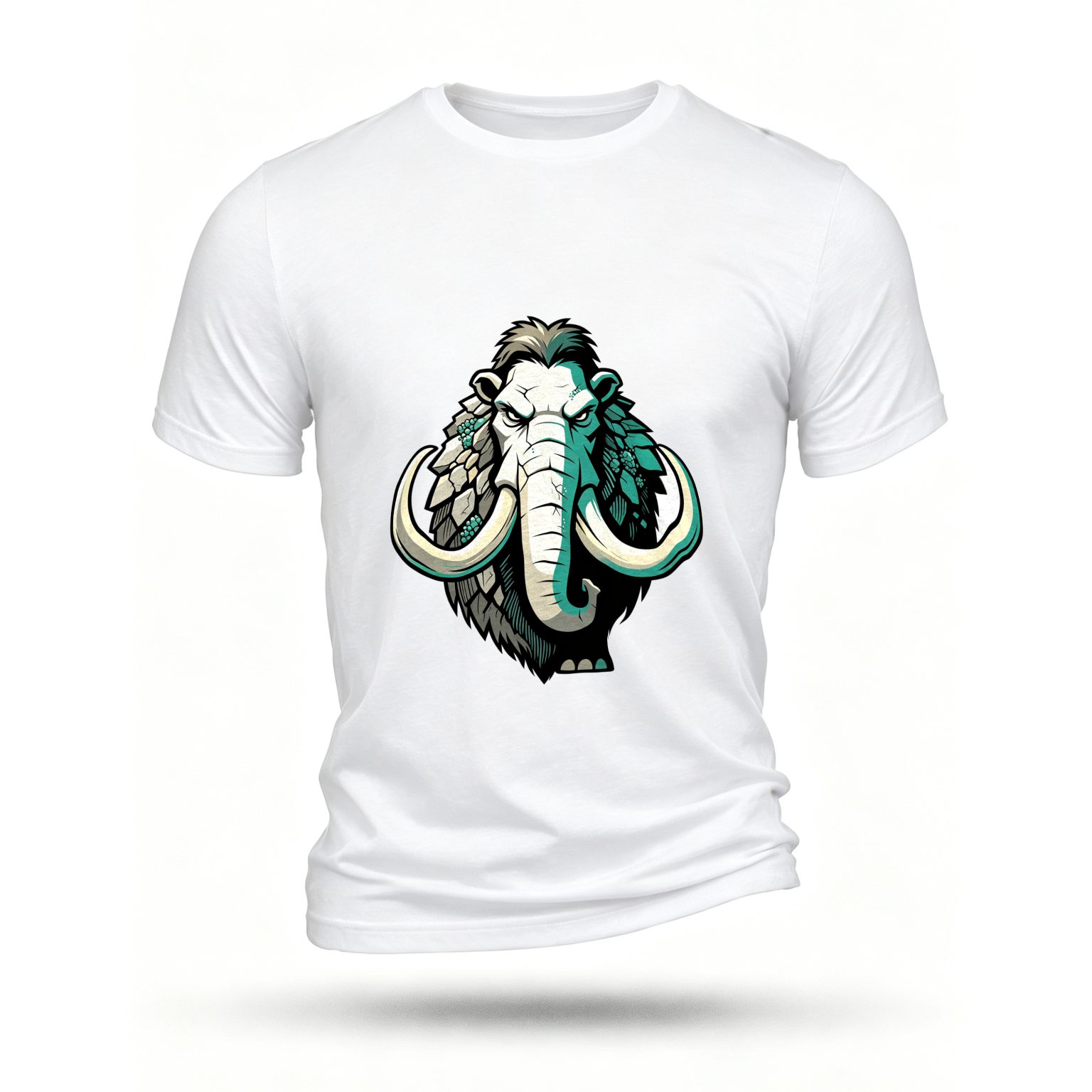 White T-shirt, front print