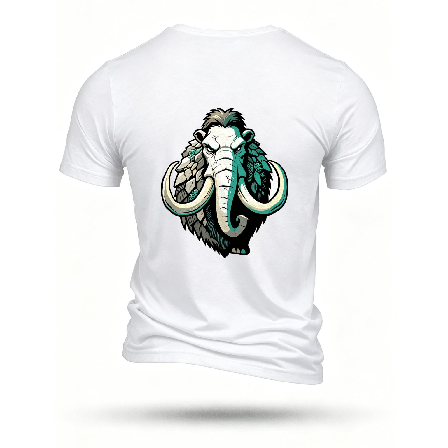 White T-shirt, back print