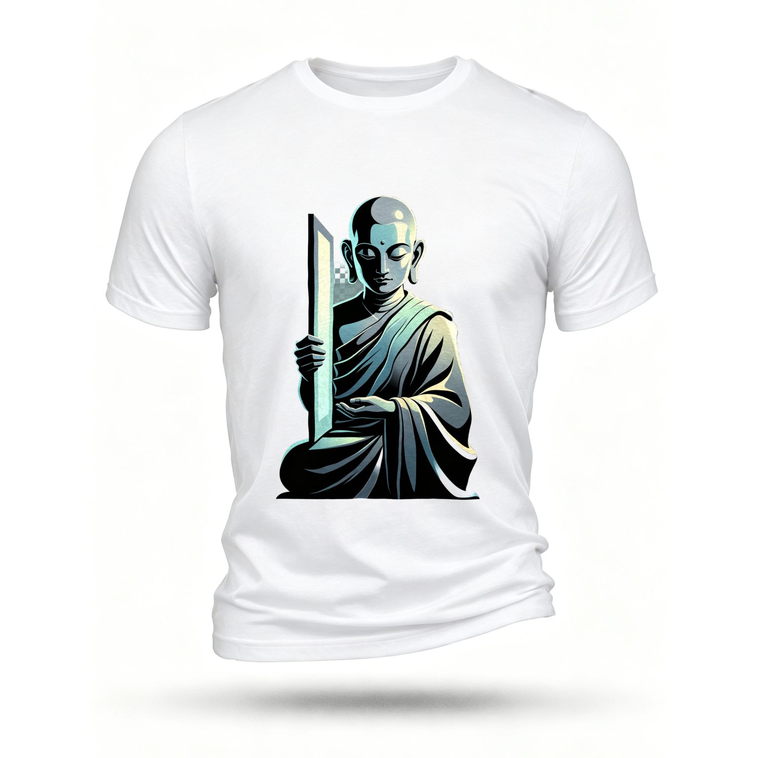 White T-shirt, front print