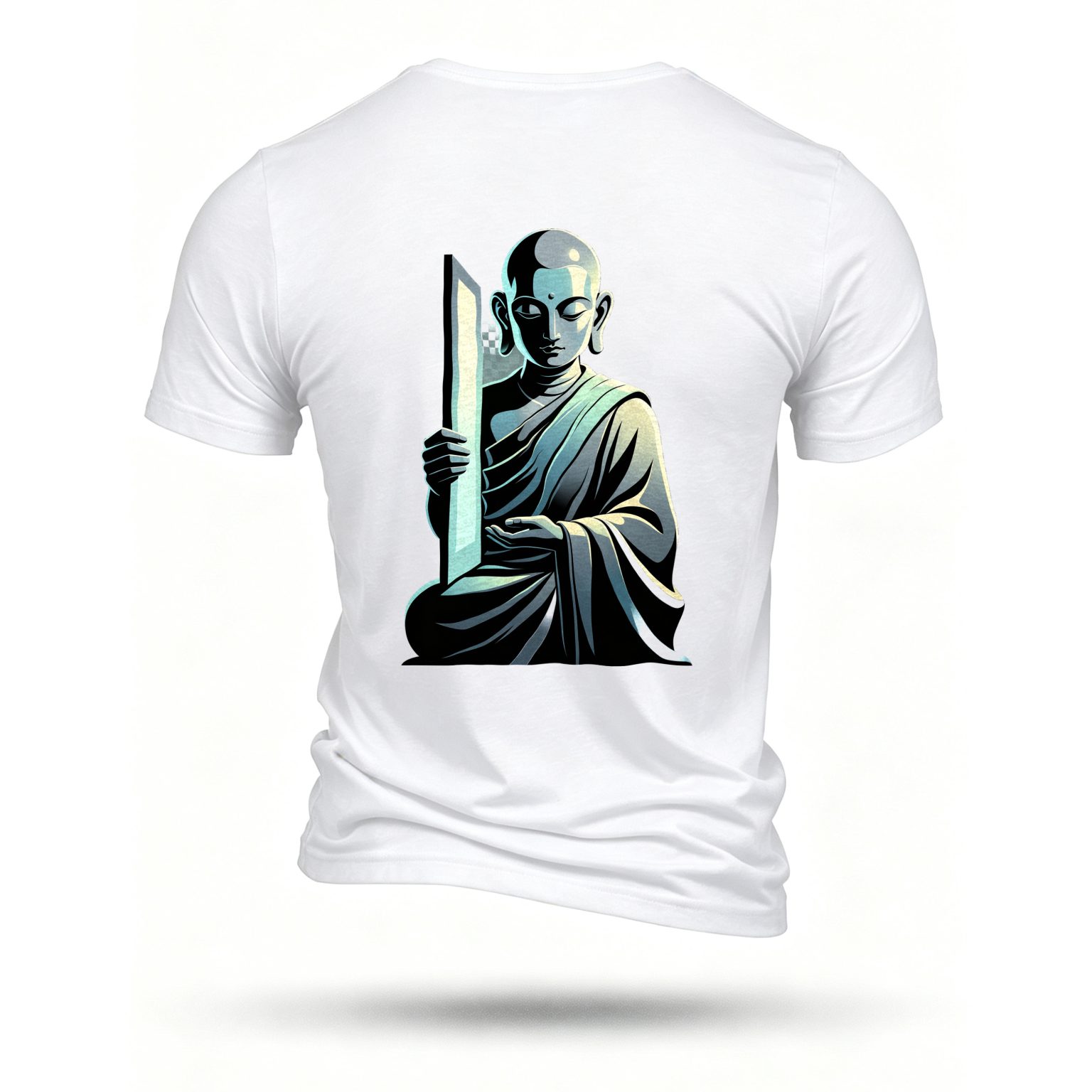 White T-shirt, back print