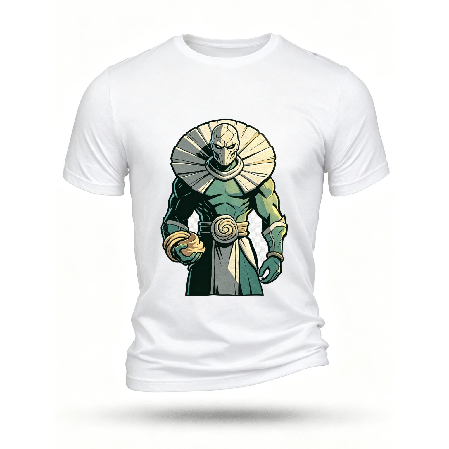 White T-shirt, front print