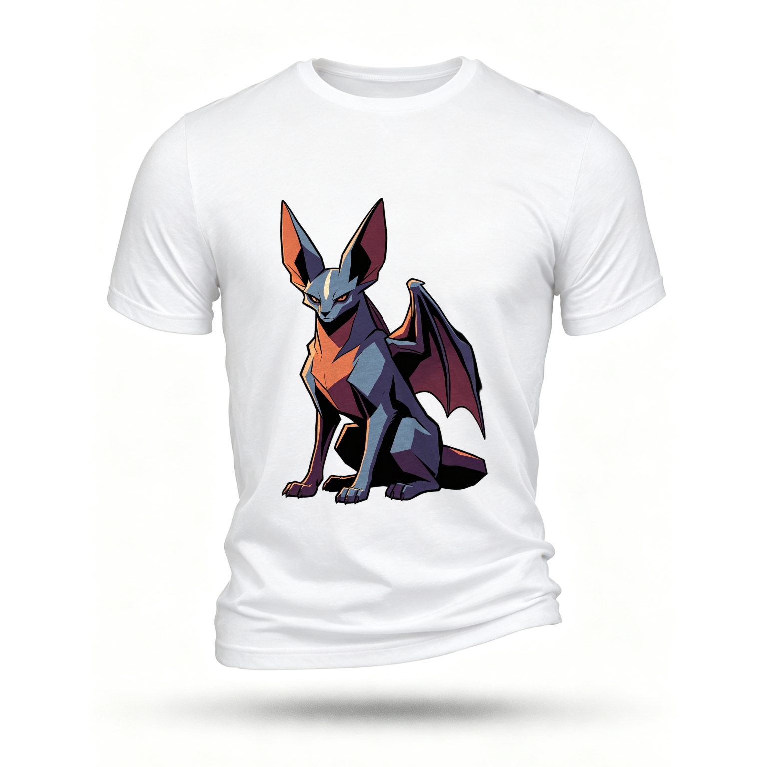 White T-shirt, front print
