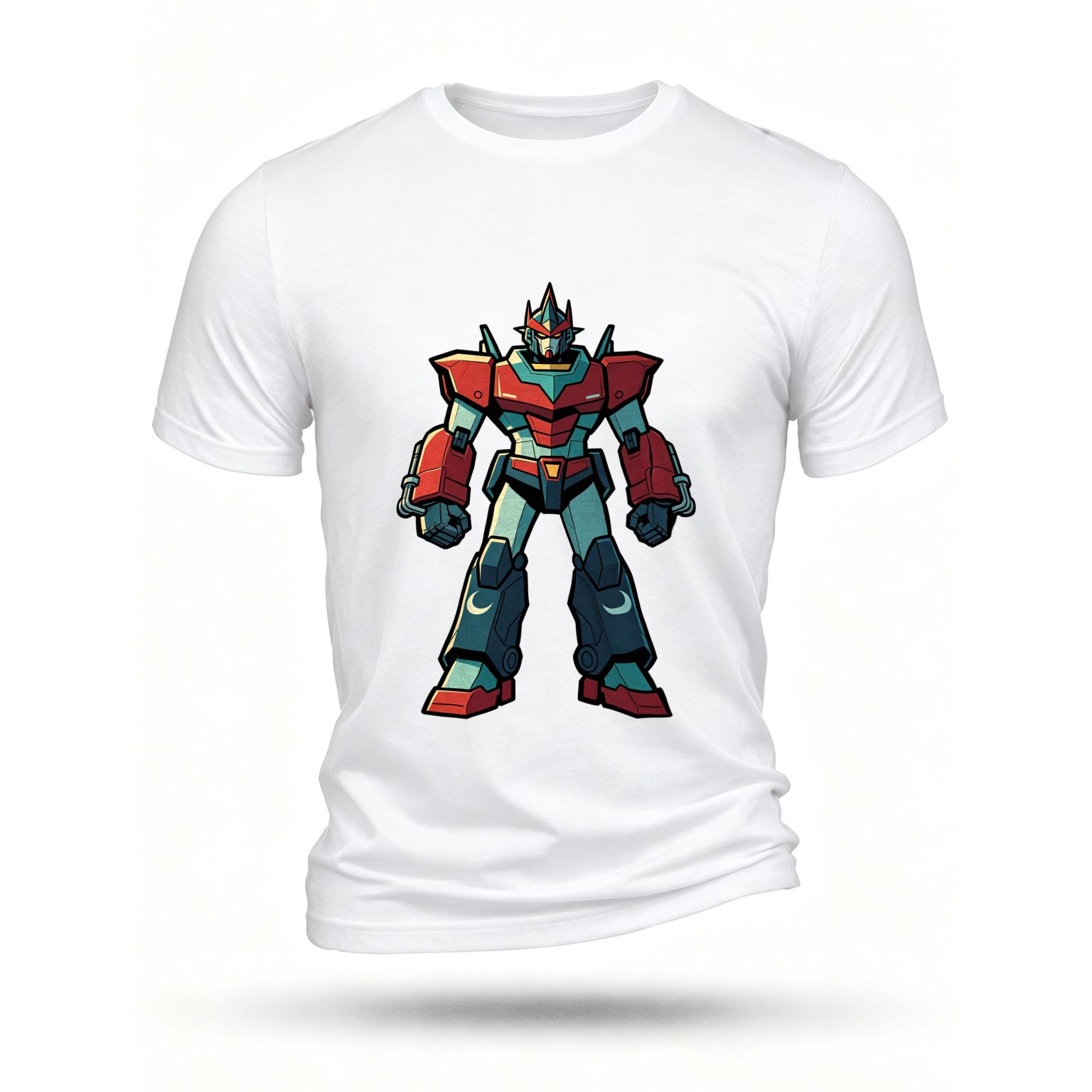 White T-shirt, front print