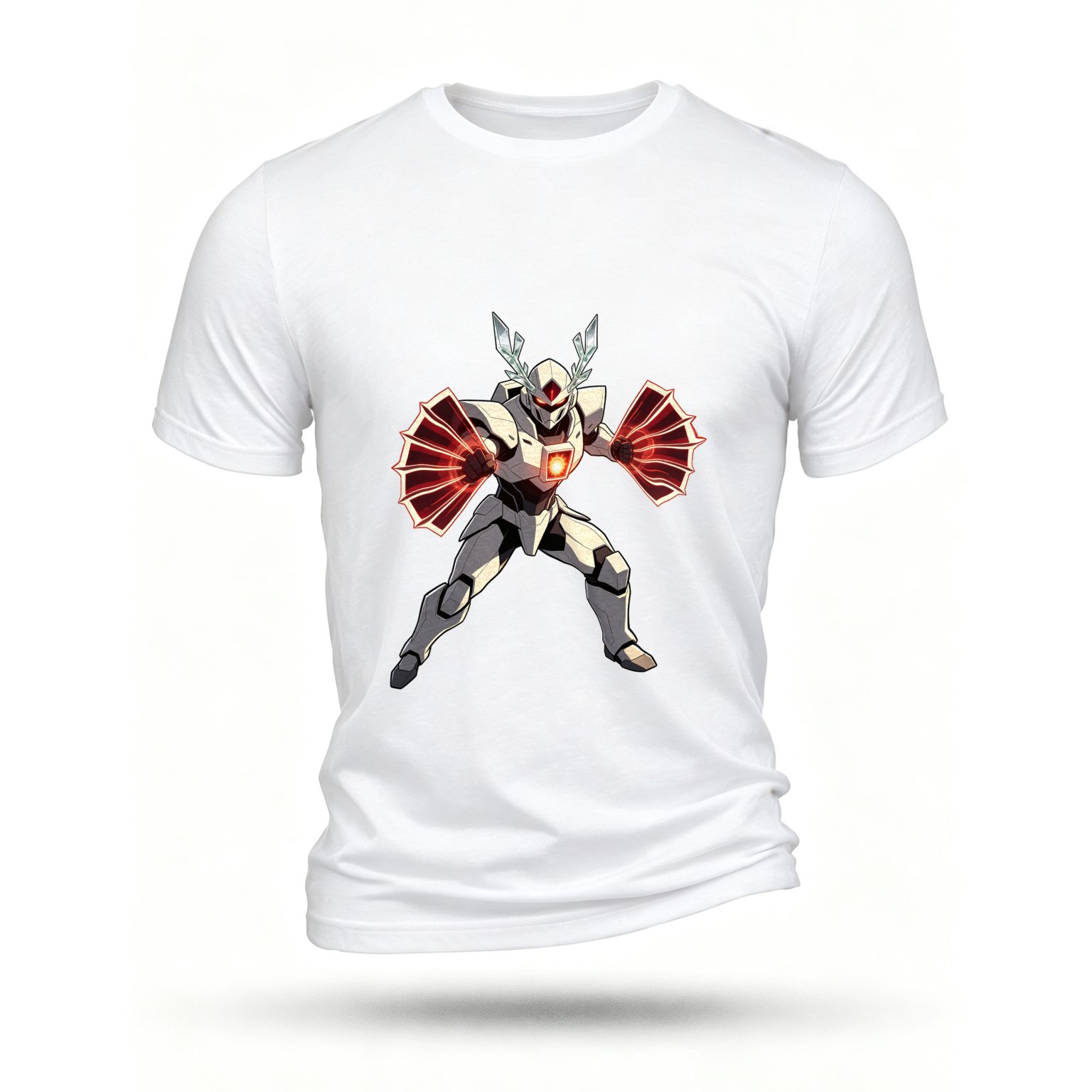 White T-shirt, front print