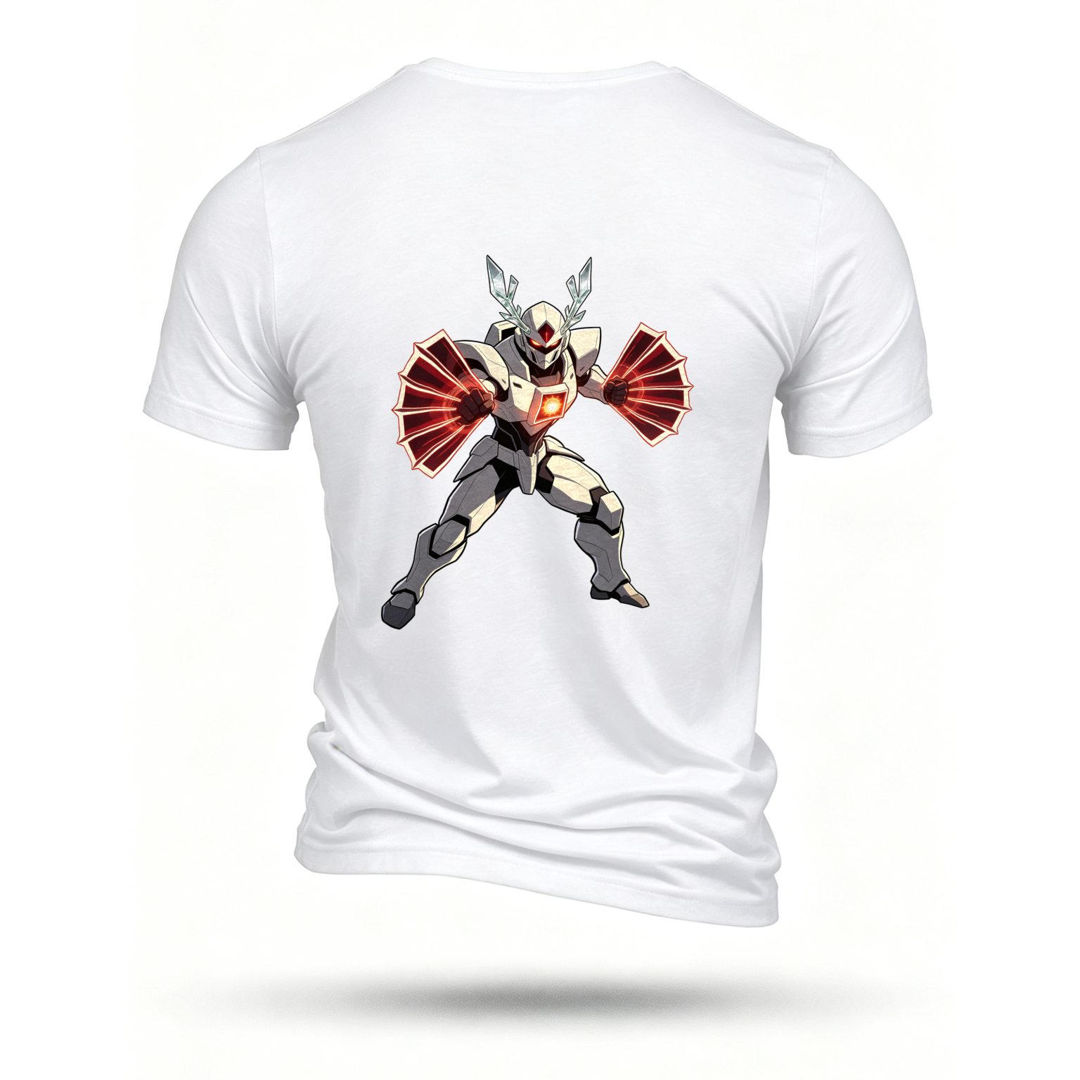 White T-shirt, back print