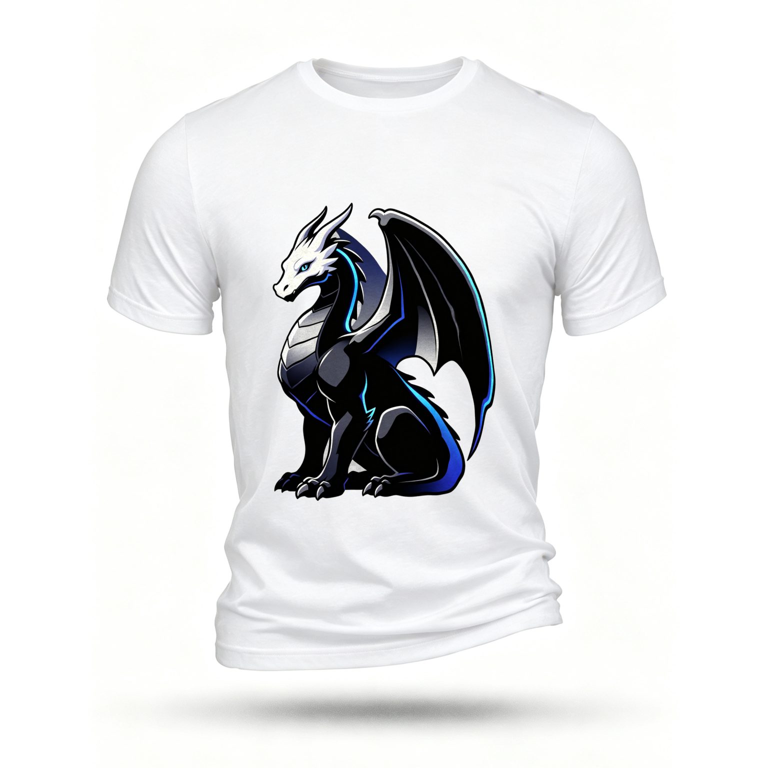 White T-shirt, front print