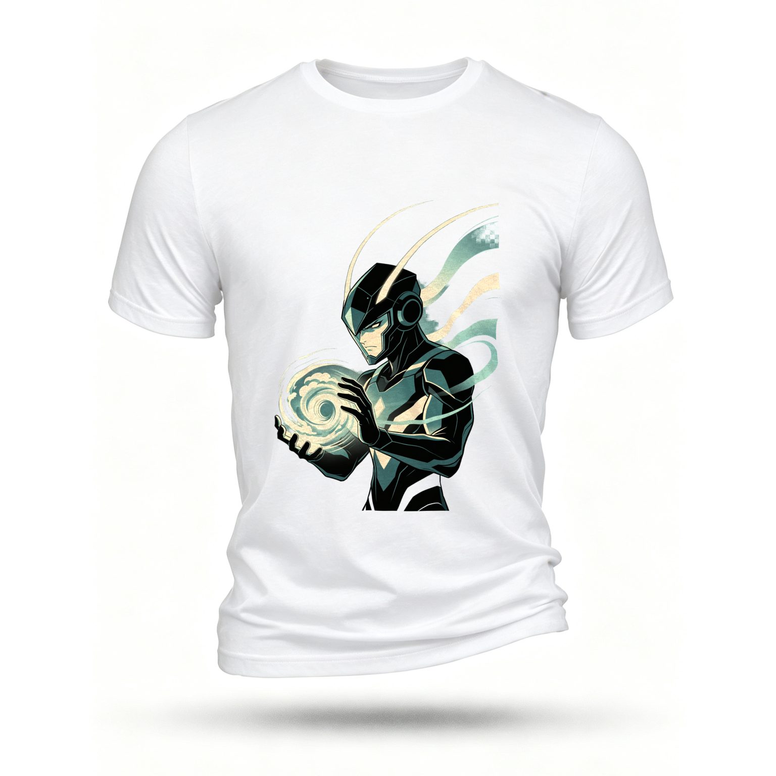 White T-shirt, front print