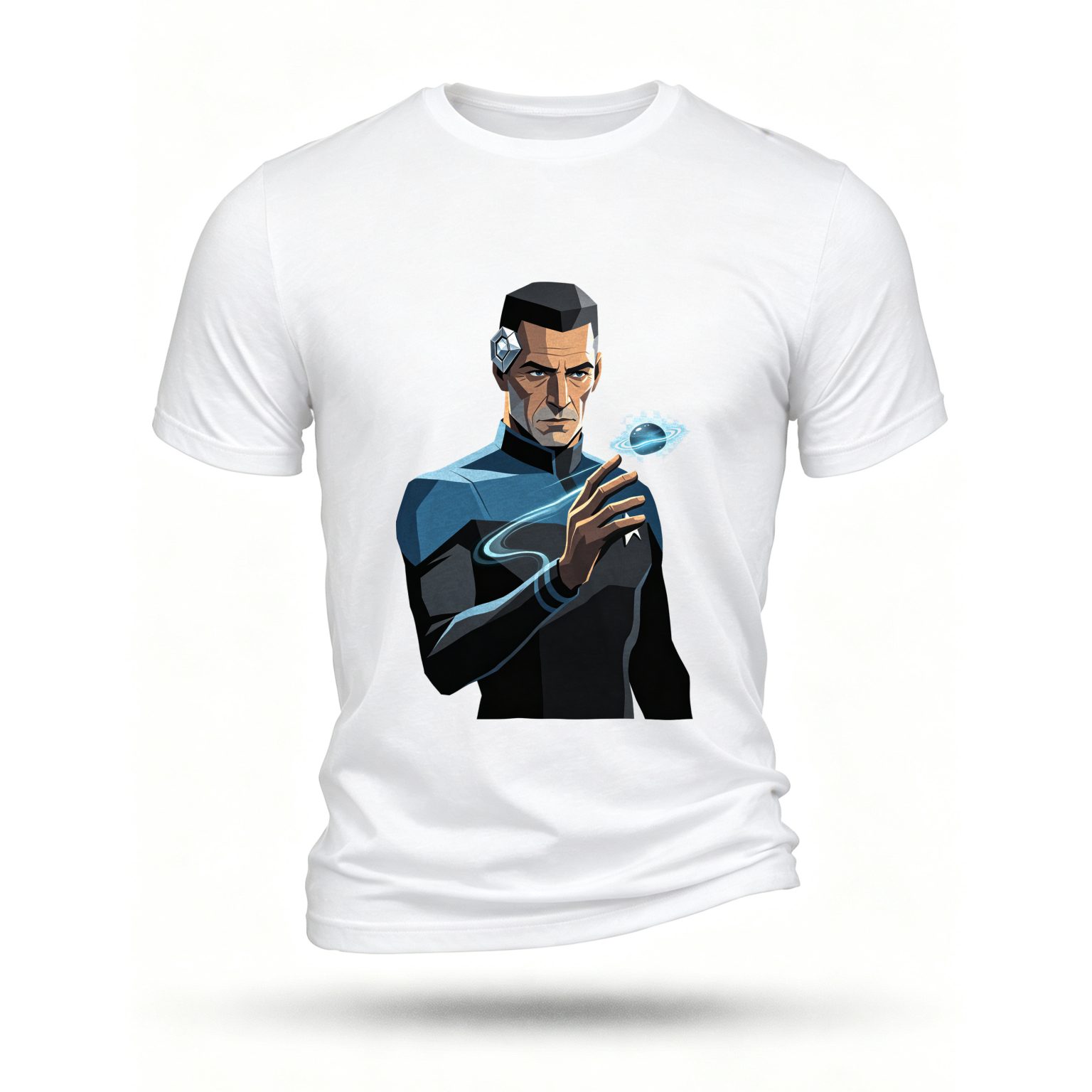 White T-shirt, front print