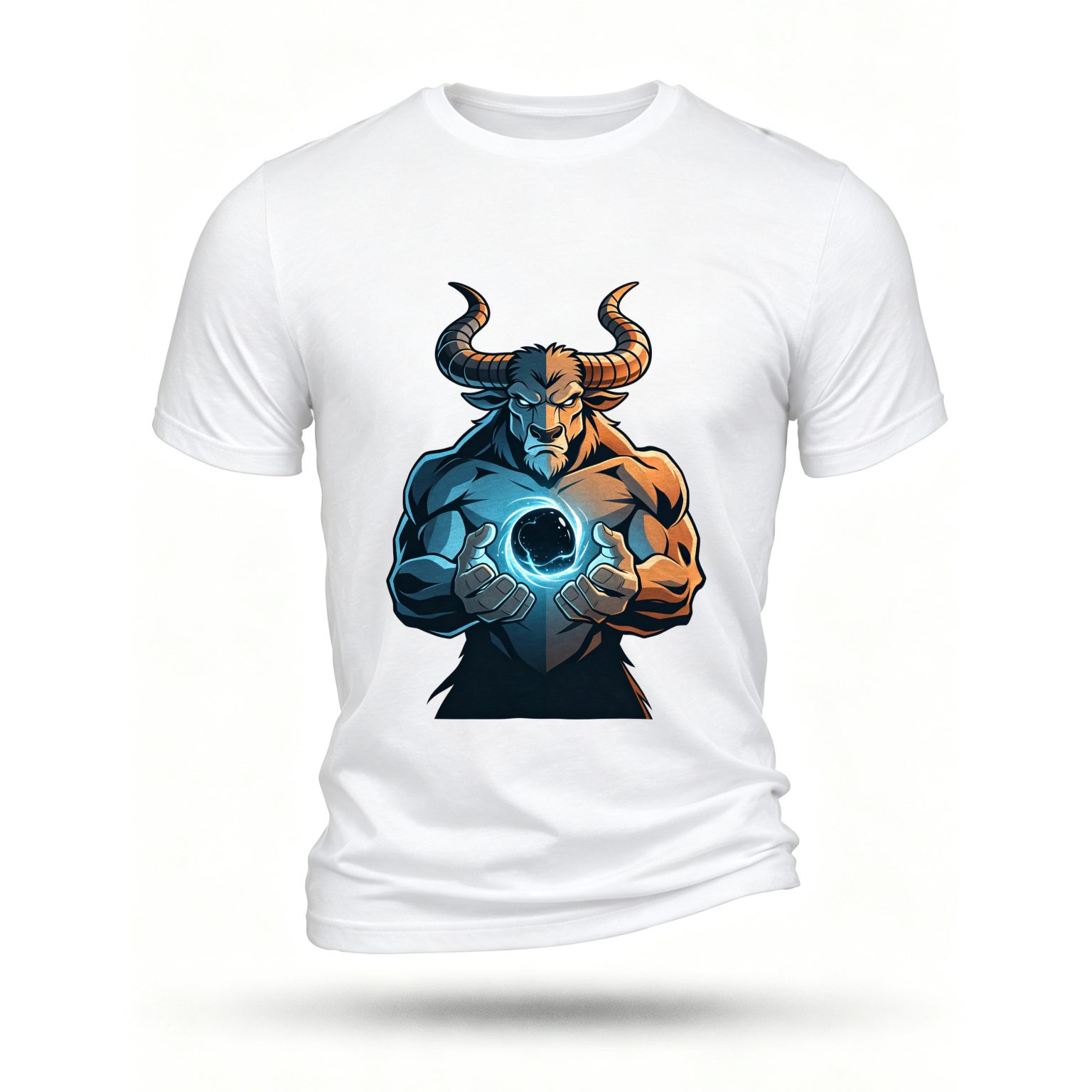 White T-shirt, front print