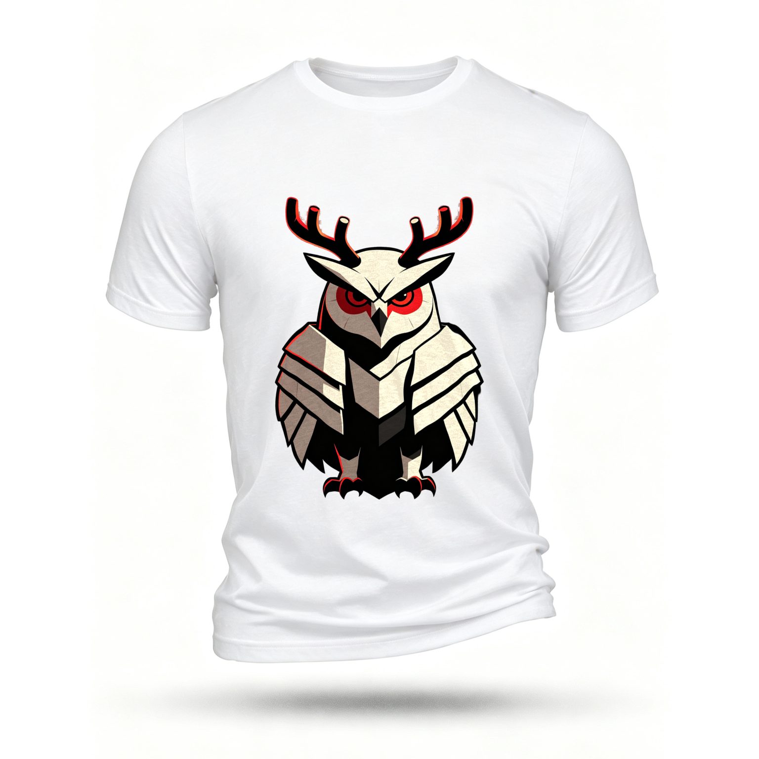 White T-shirt, front print