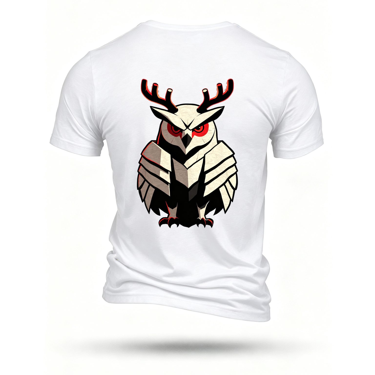 White T-shirt, back print