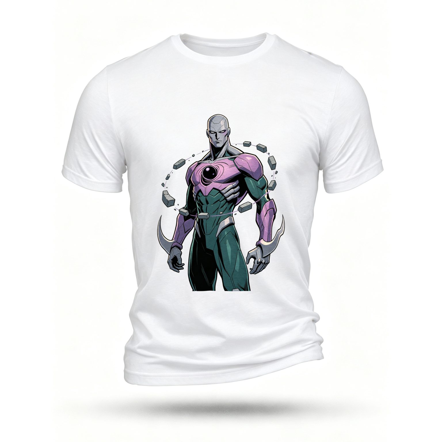 White T-shirt, front print