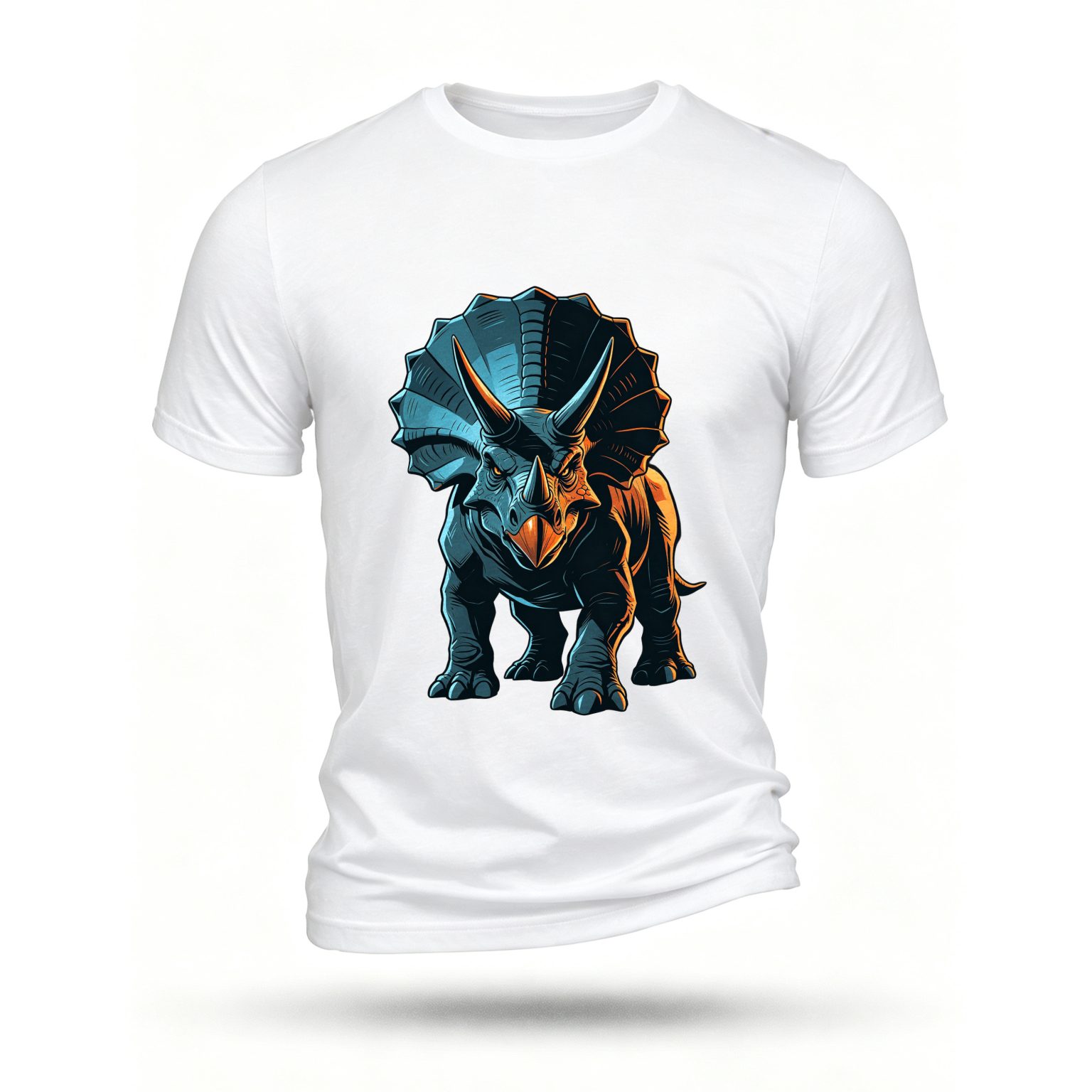 White T-shirt, front print