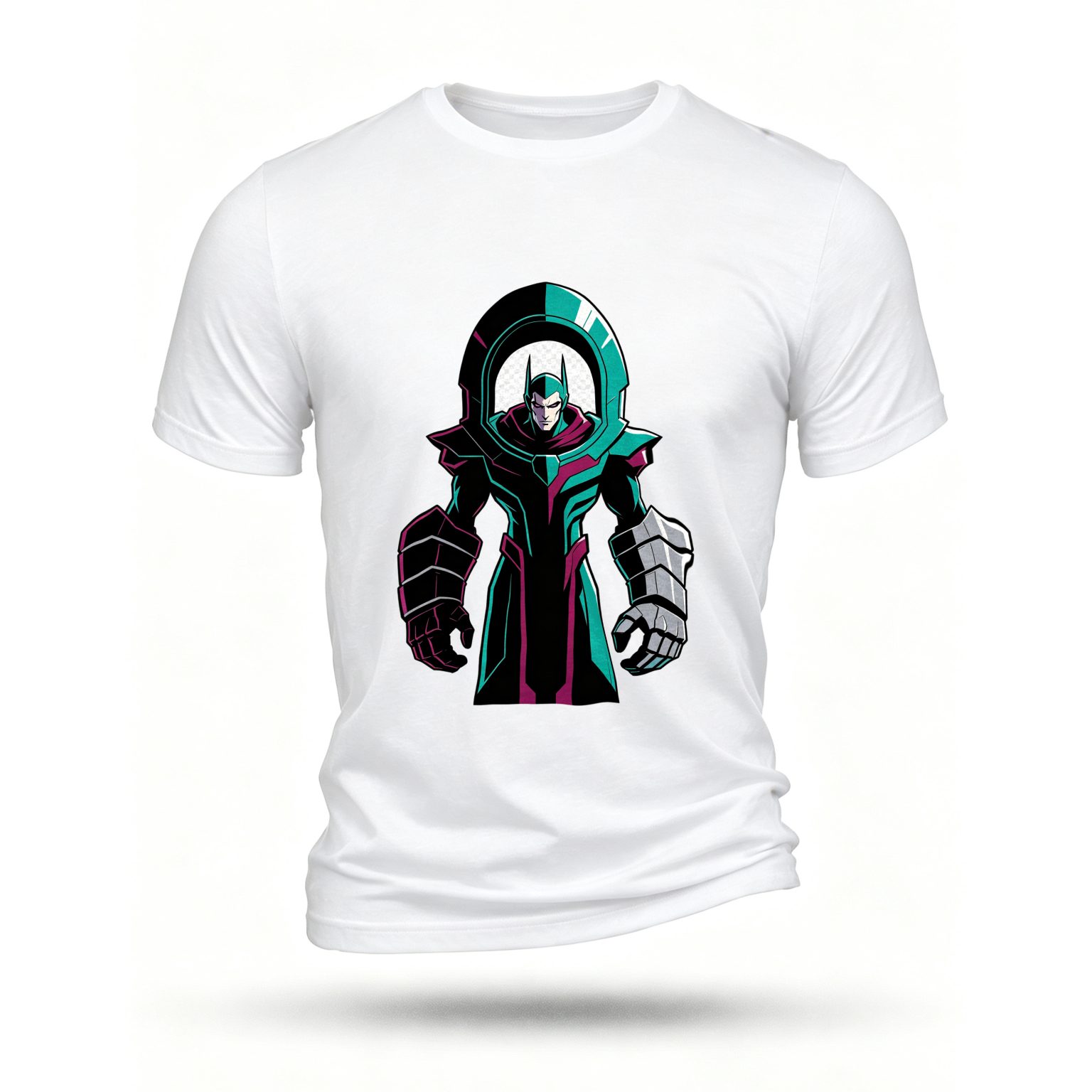 White T-shirt, front print