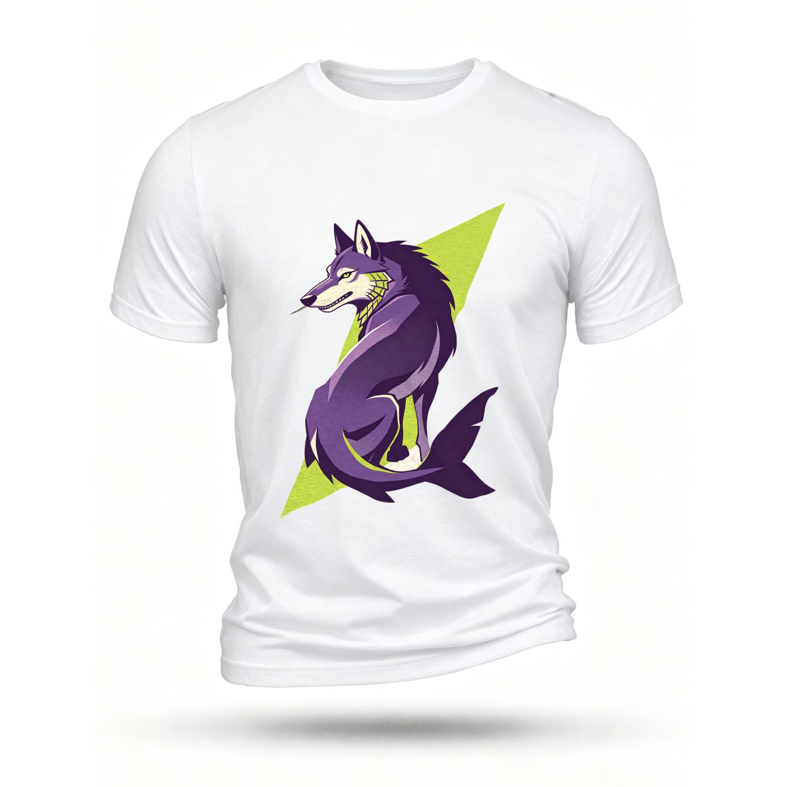 White T-shirt, front print