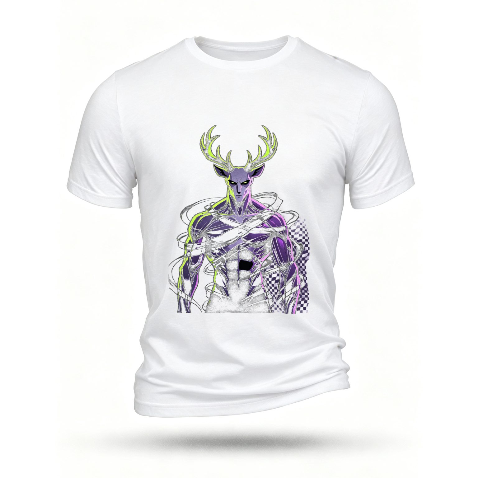 White T-shirt, front print