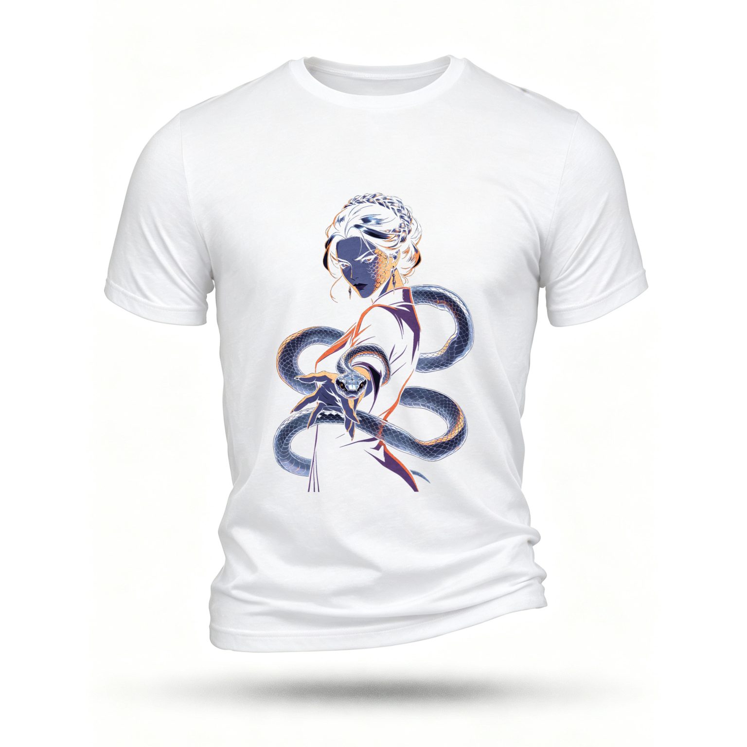 White T-shirt, front print