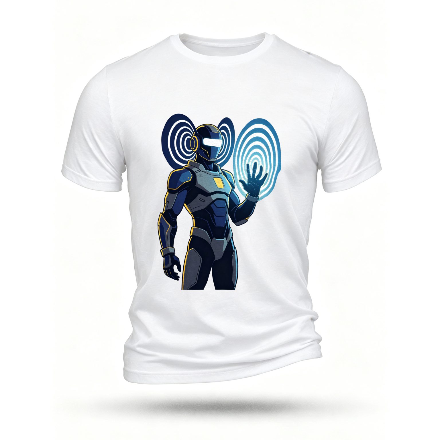 White T-shirt, front print