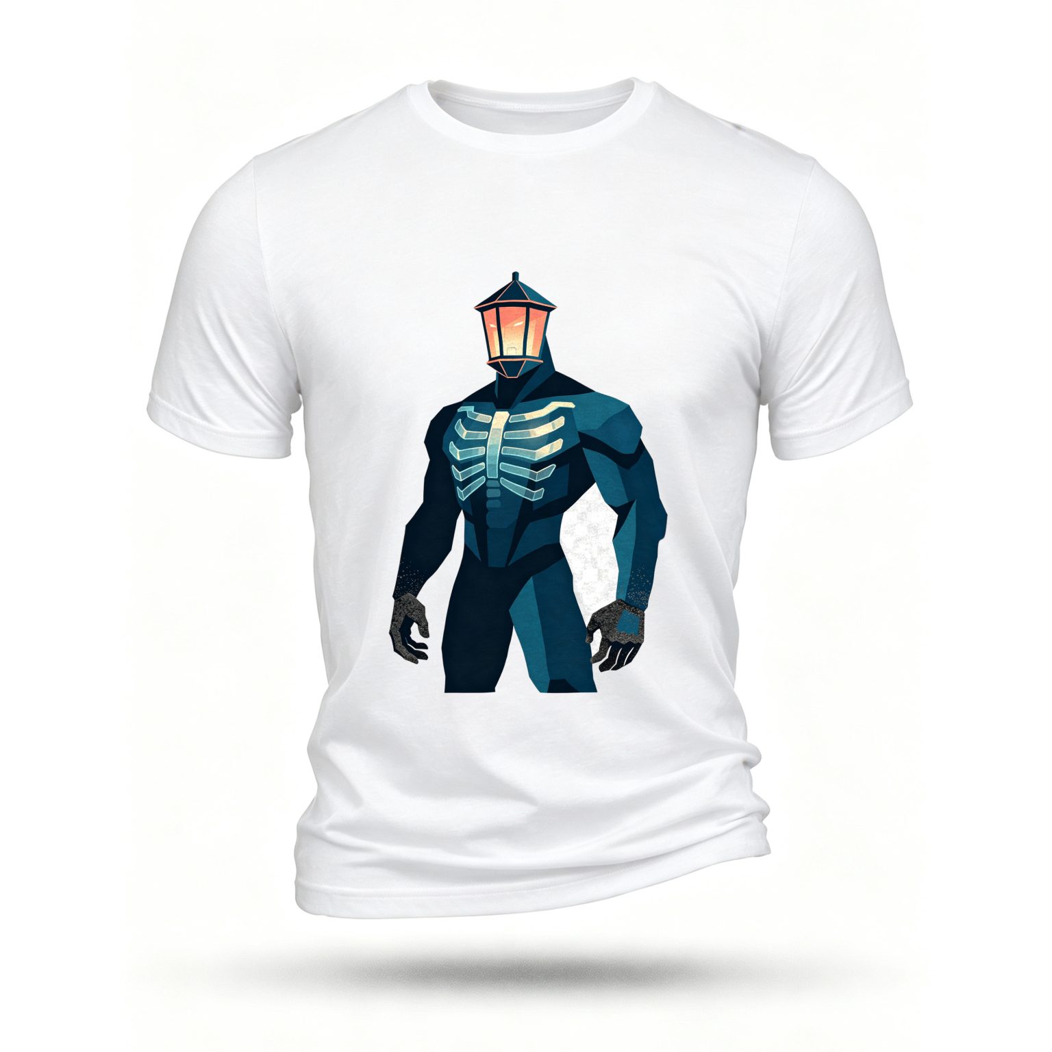 White T-shirt, front print