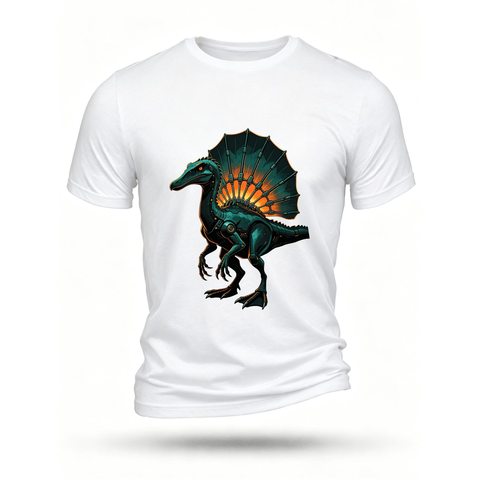 White T-shirt, front print