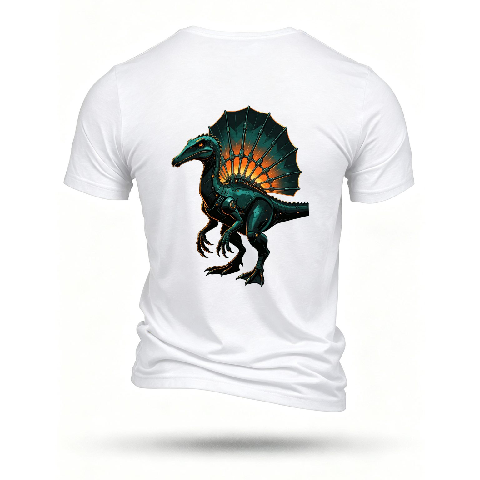 White T-shirt, back print