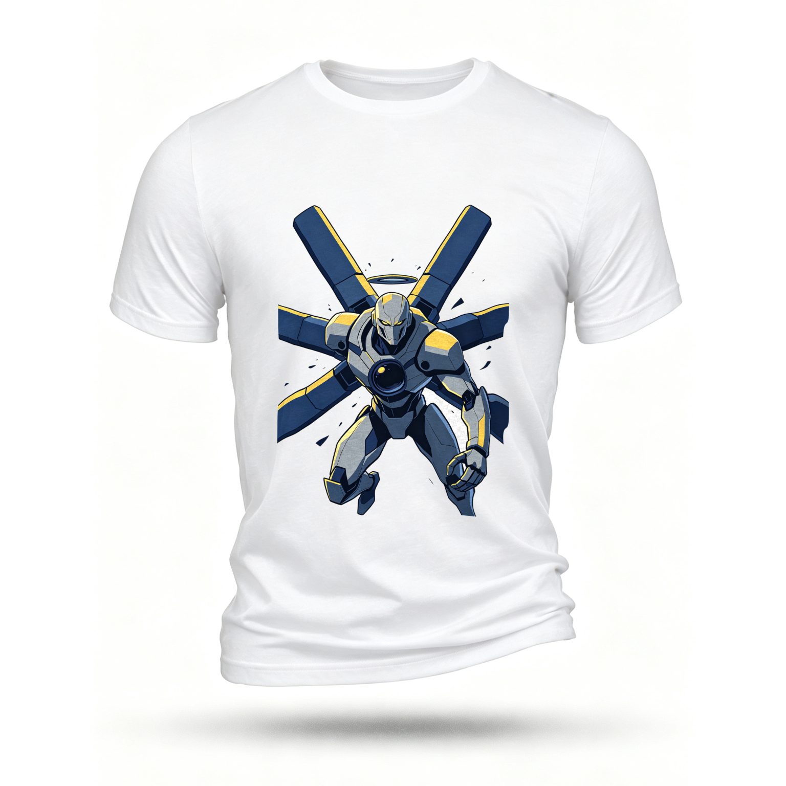 White T-shirt, front print