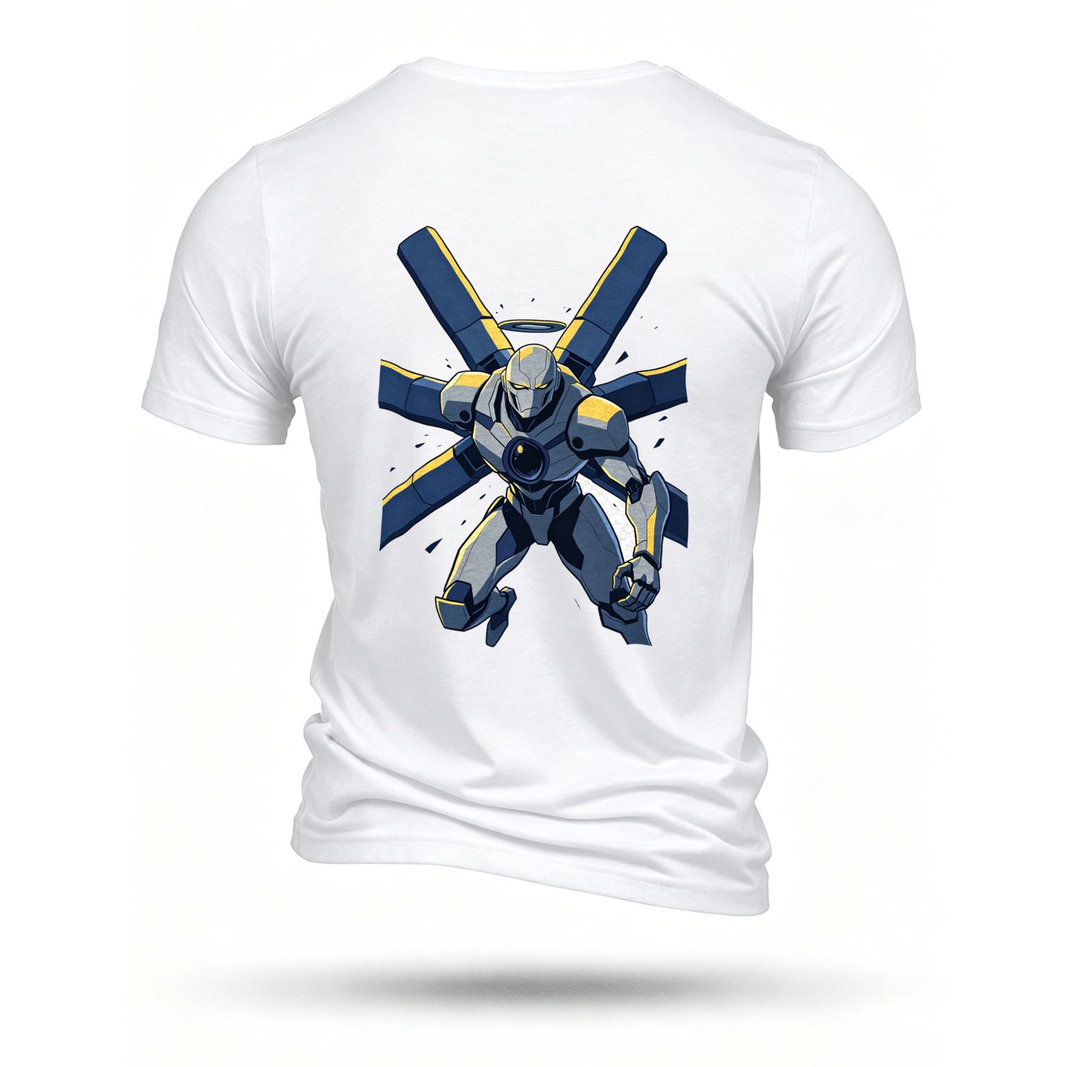 White T-shirt, back print