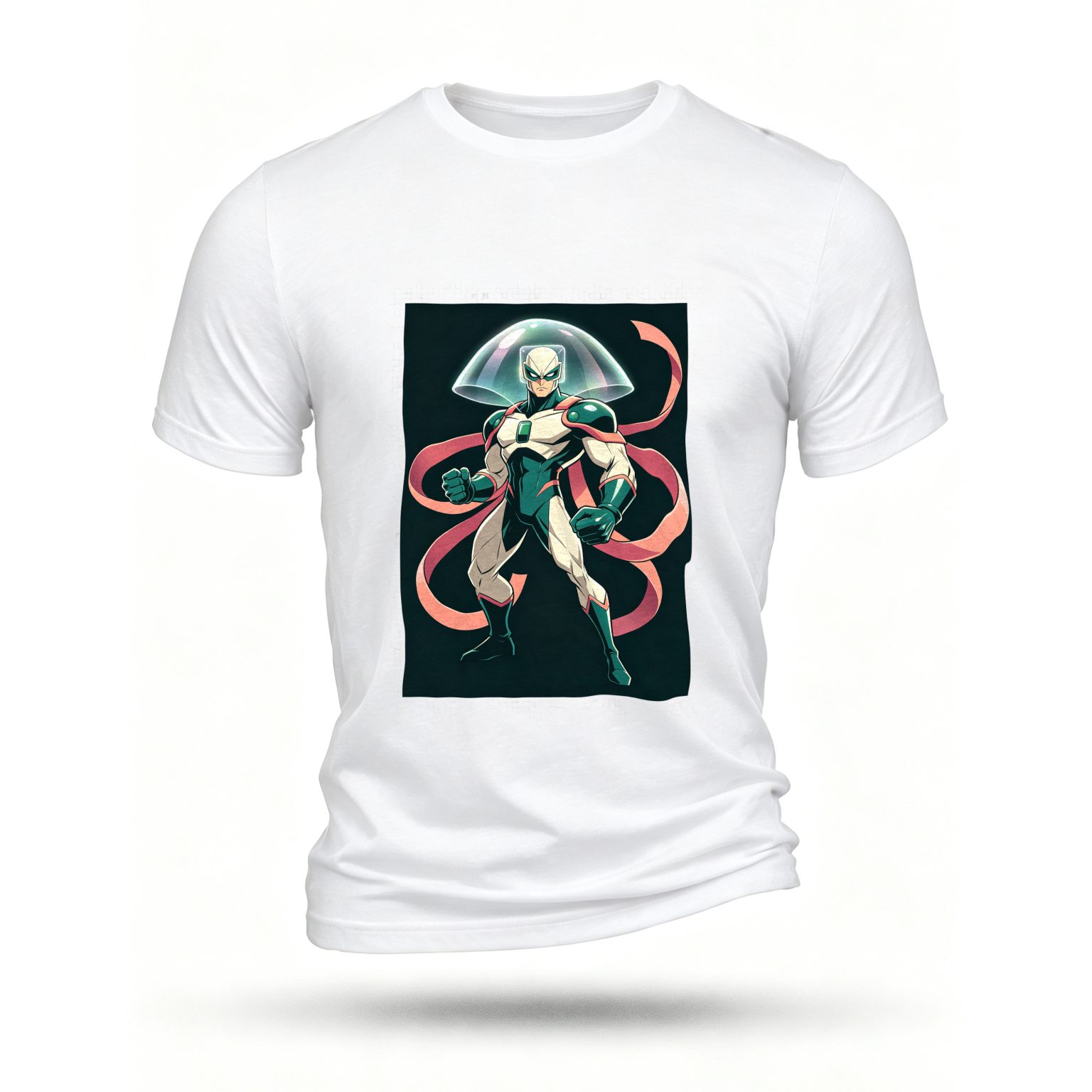 White T-shirt, front print