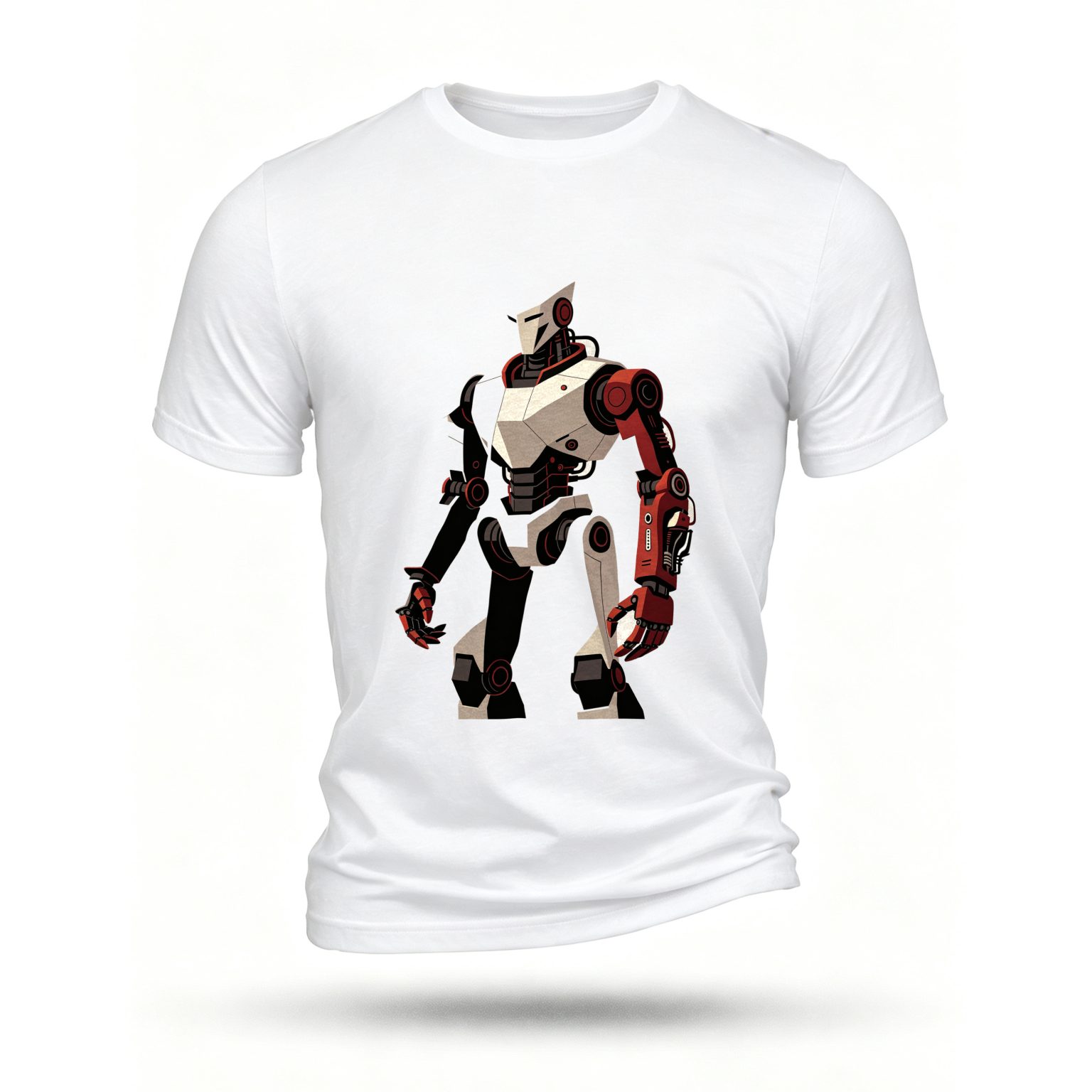 White T-shirt, front print