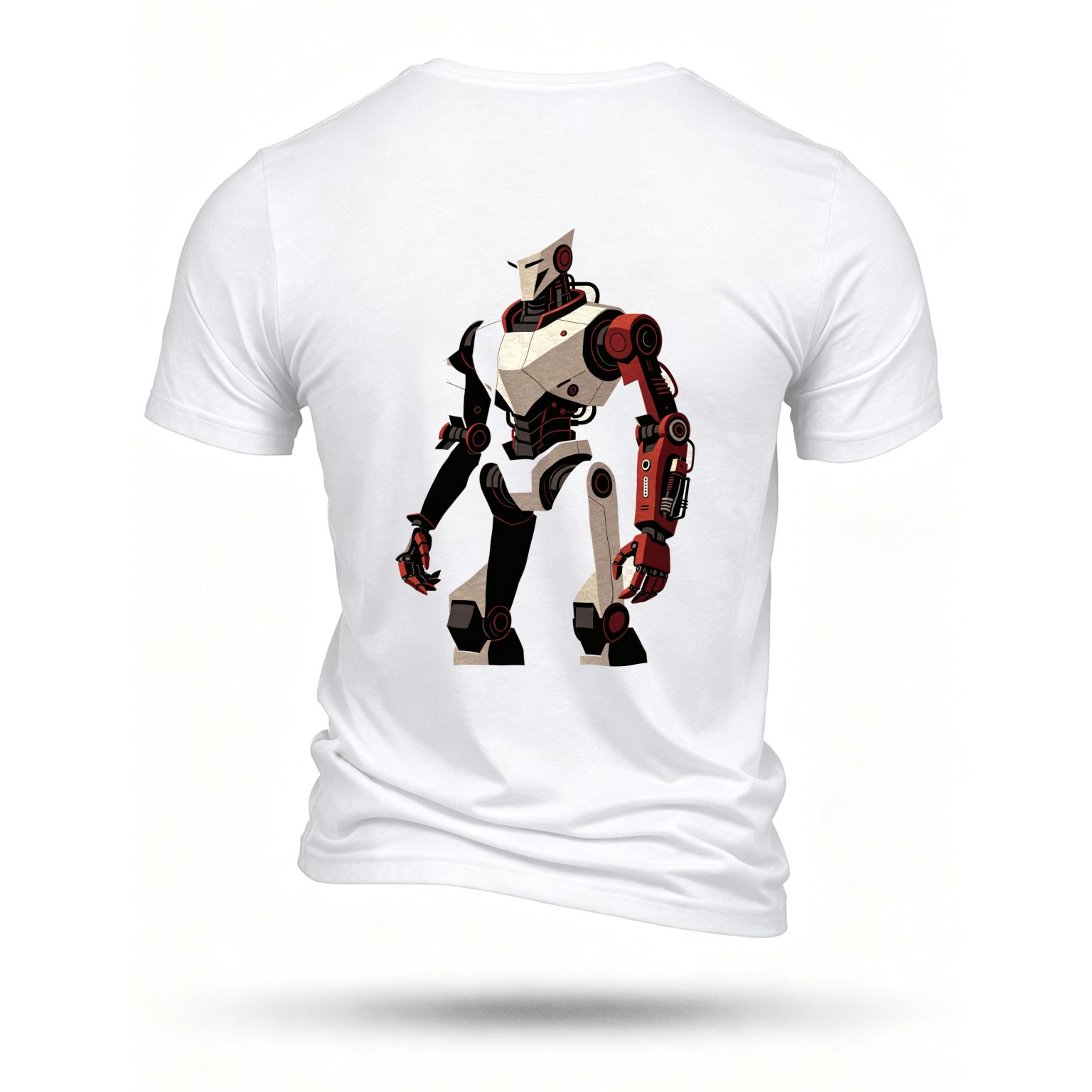 White T-shirt, back print