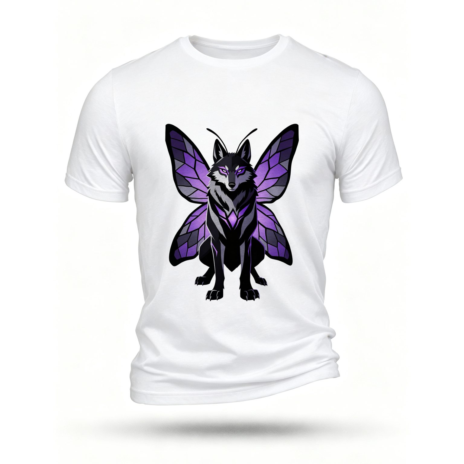 White T-shirt, front print