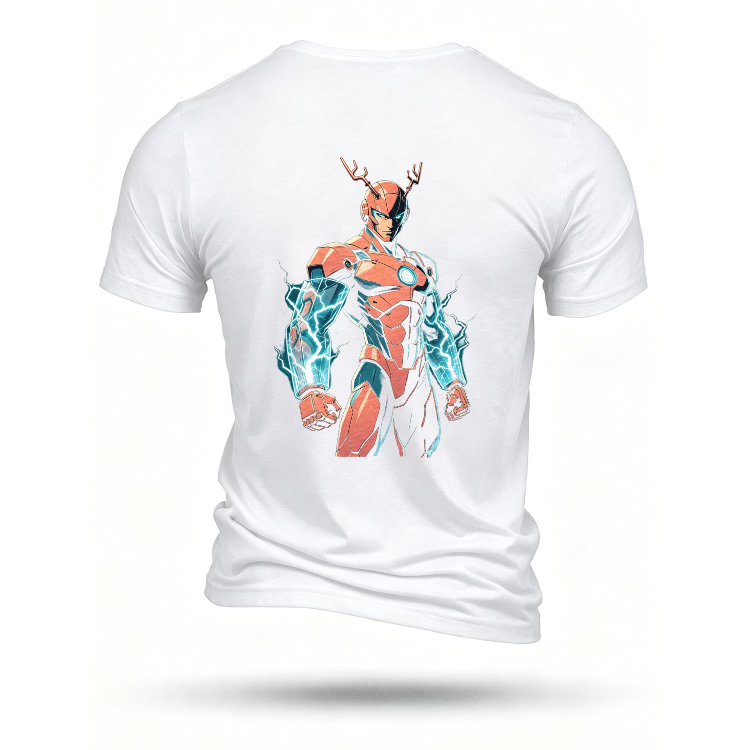 White T-shirt, back print