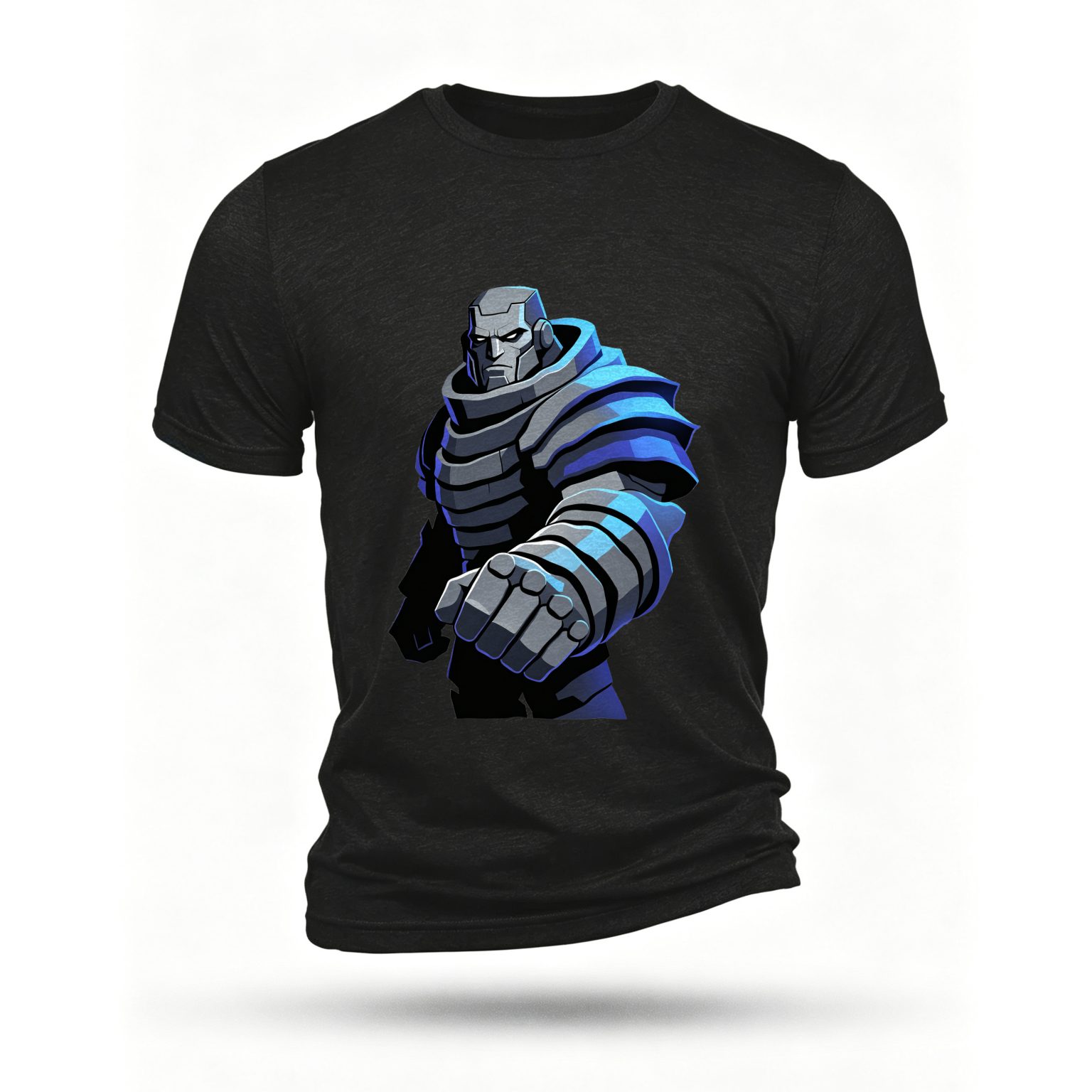 Black T-shirt, front print