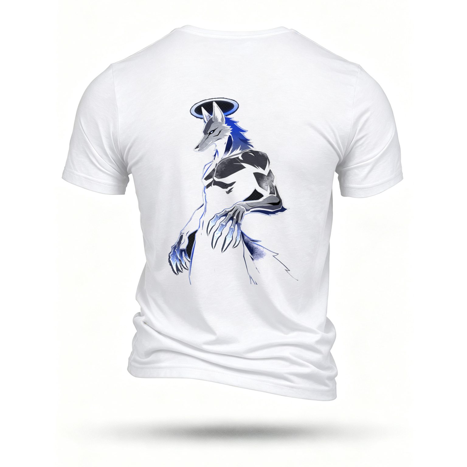 White T-shirt, back print