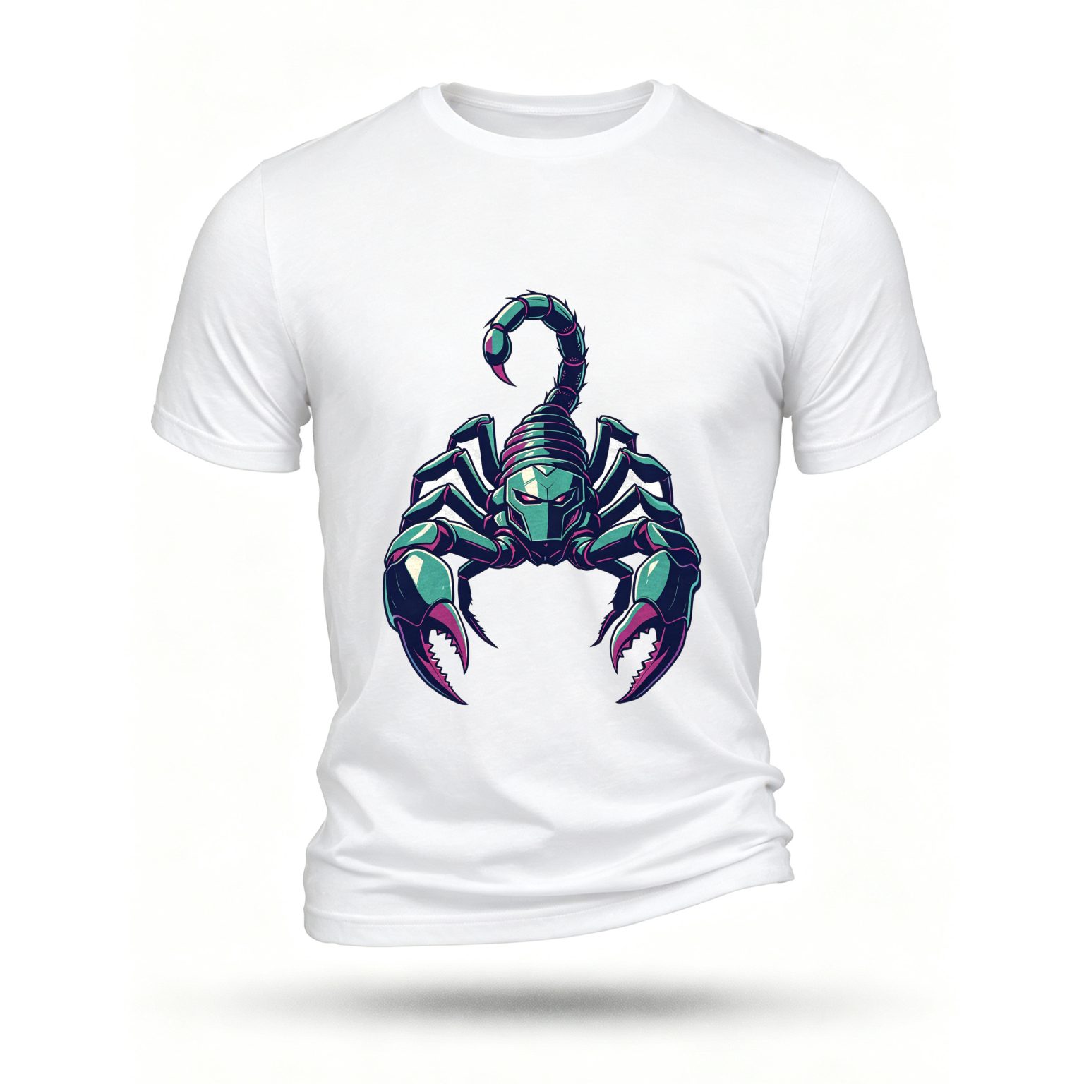 White T-shirt, front print