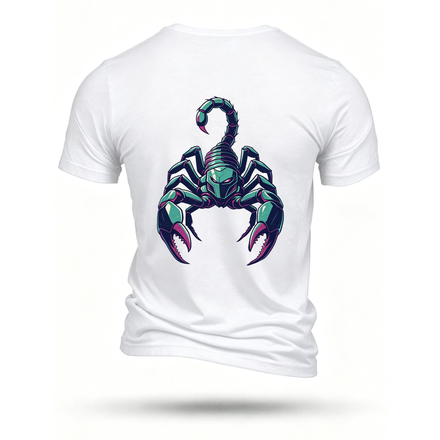 White T-shirt, back print