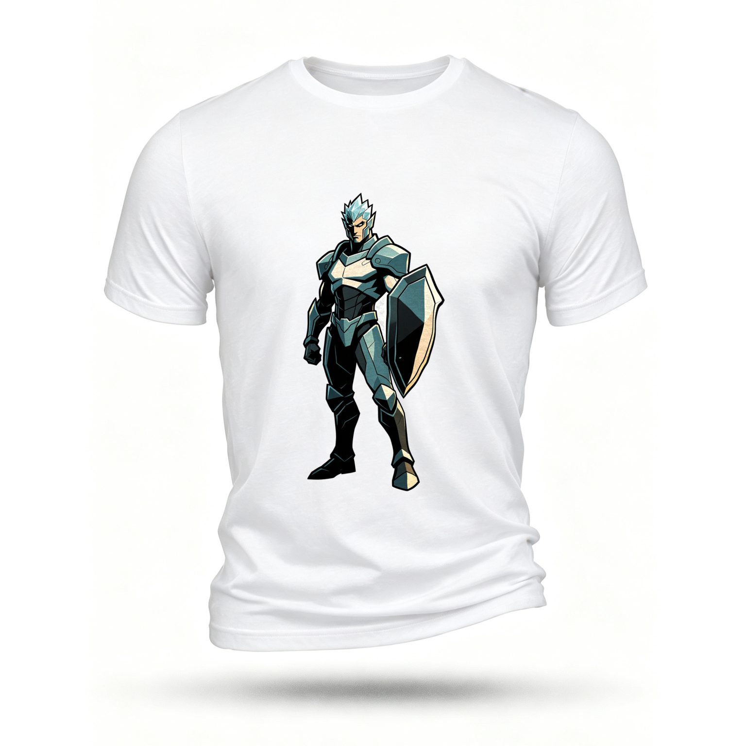 White T-shirt, front print