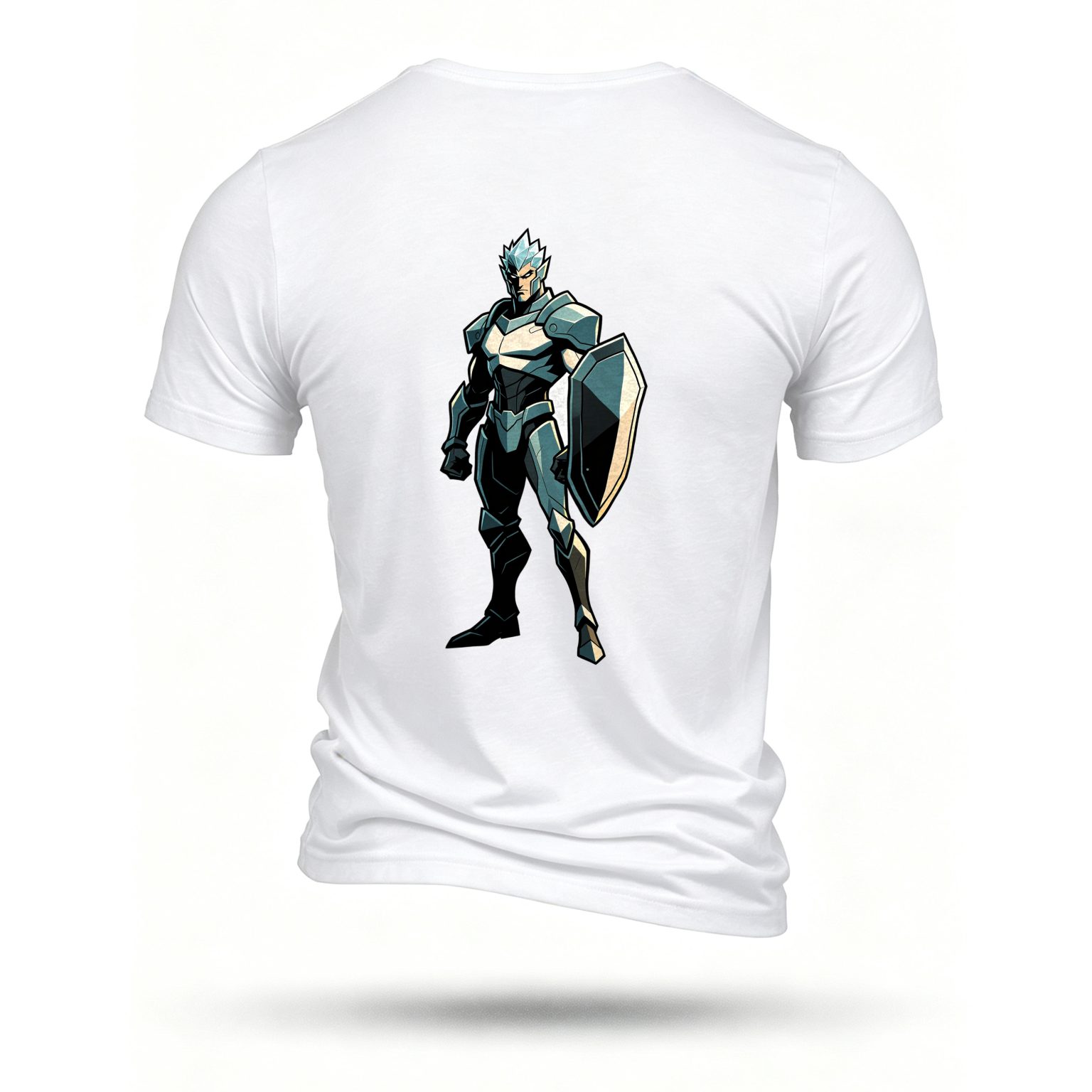 White T-shirt, back print