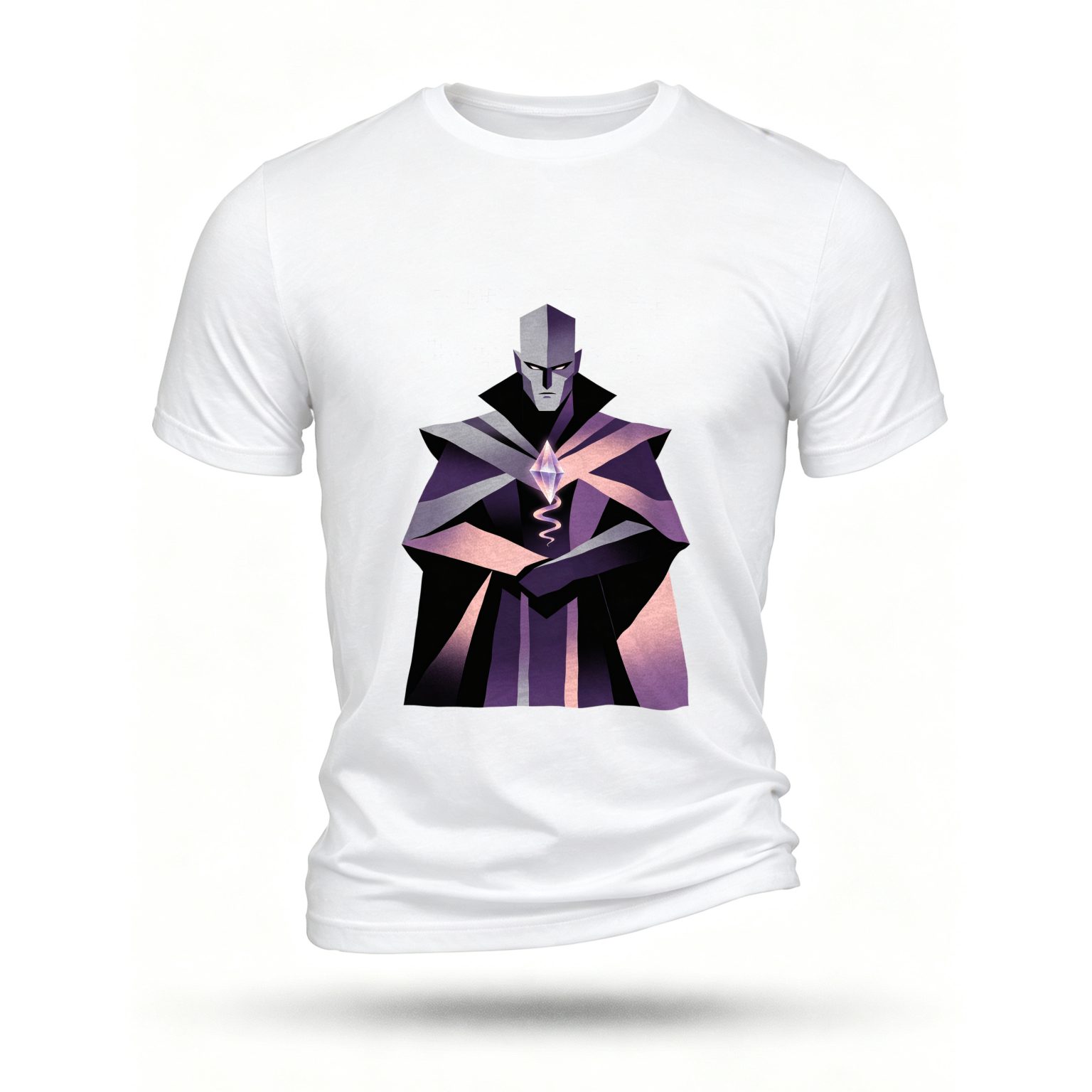 White T-shirt, front print