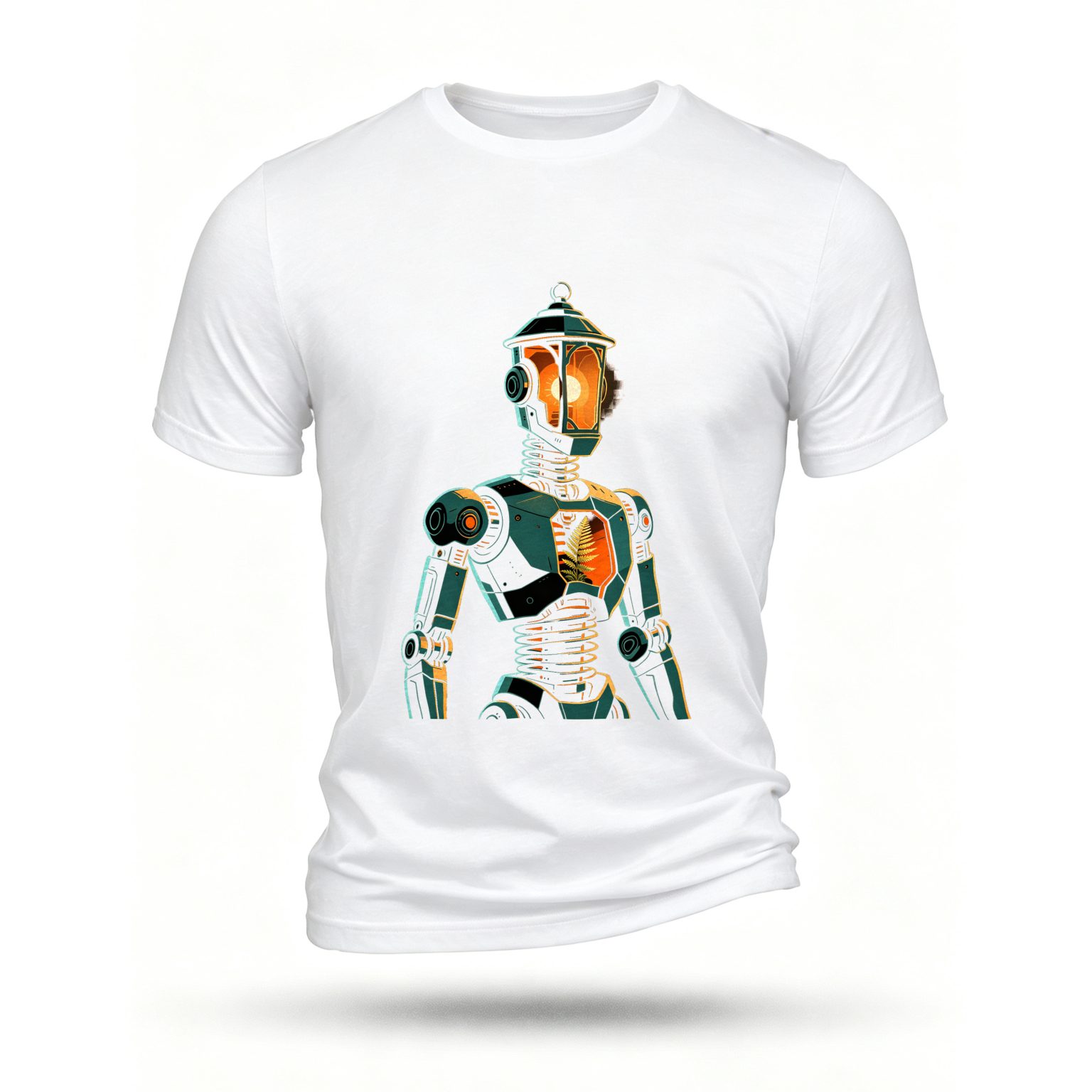White T-shirt, front print